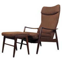Vintage Mid Century Teak MS-20 Lounge Chair by Madsen & Schubell for Bovenkamp, c1960s