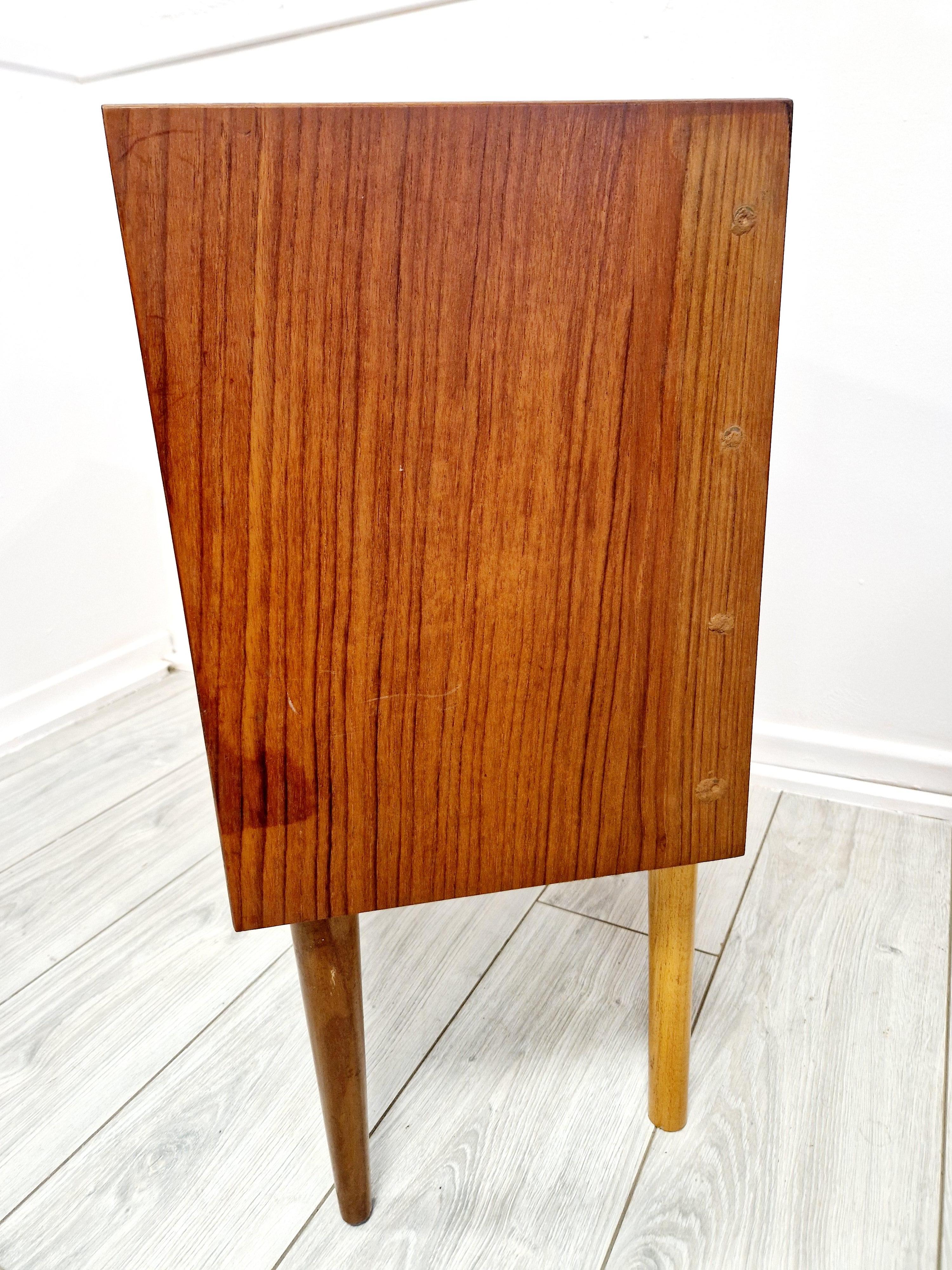 Mid Century Modern Teak Night Stands For Sale 6