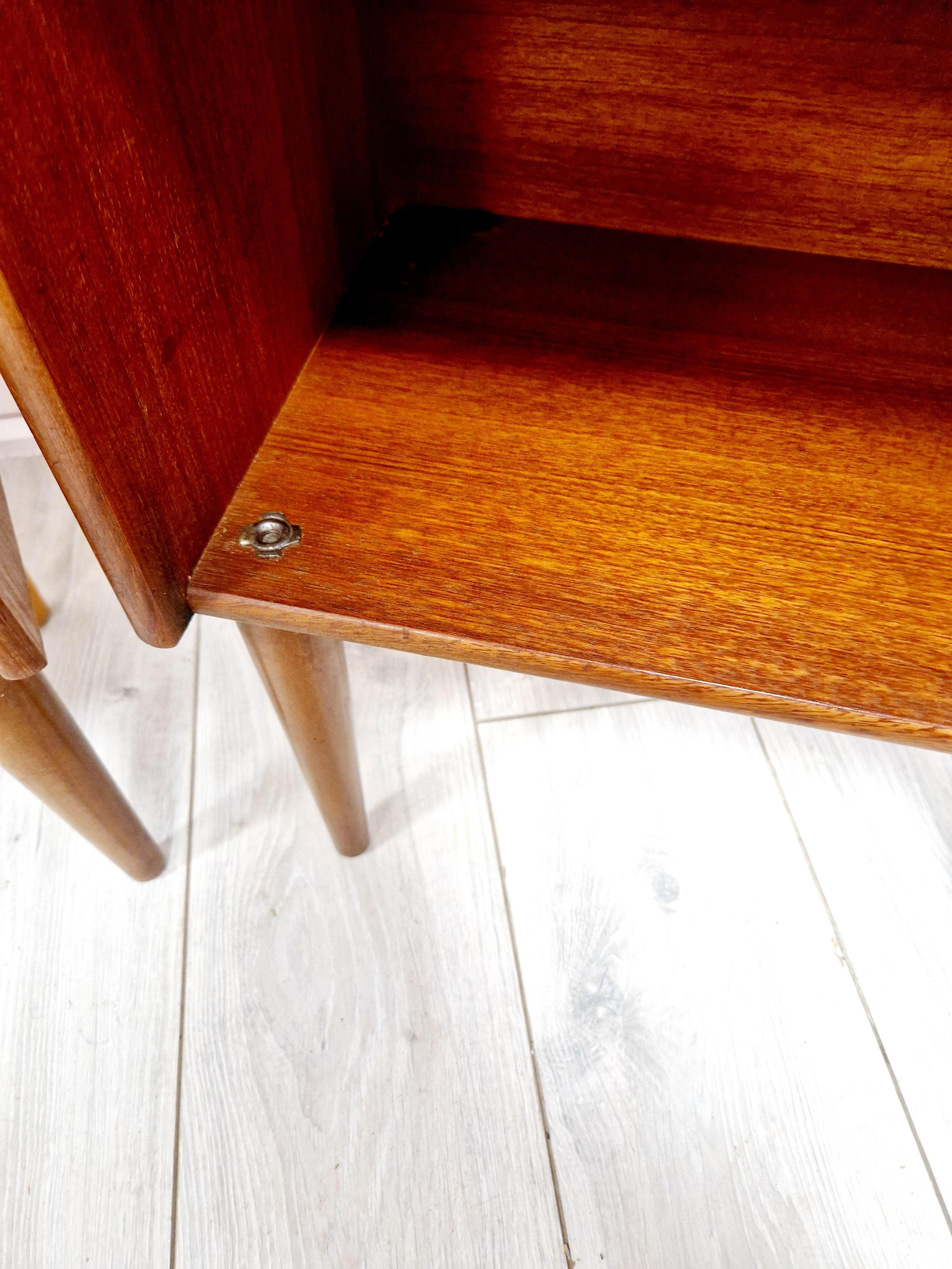 Mid Century Modern Teak Night Stands For Sale 1