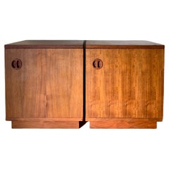 Mid-Century Modern Teak Nightstands, a Pair, 1960s