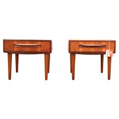 Mid Century Modern Teak Nightstands by VB Wilkins for G Plan Sidetables