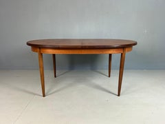 Mid- Century Modern Teak OvalExtendable Dinning Table By G Plan, 1960's