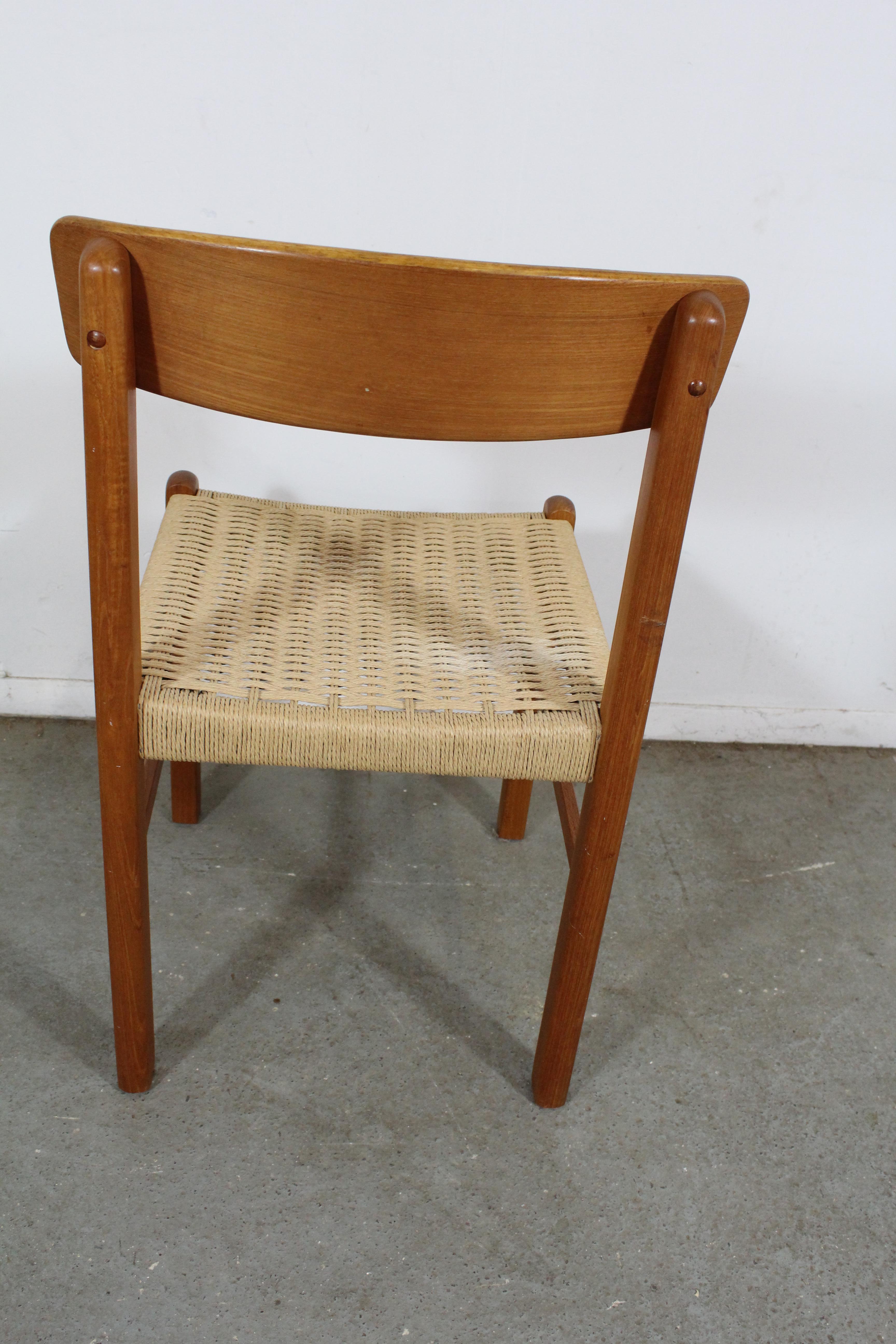 danish woven chair