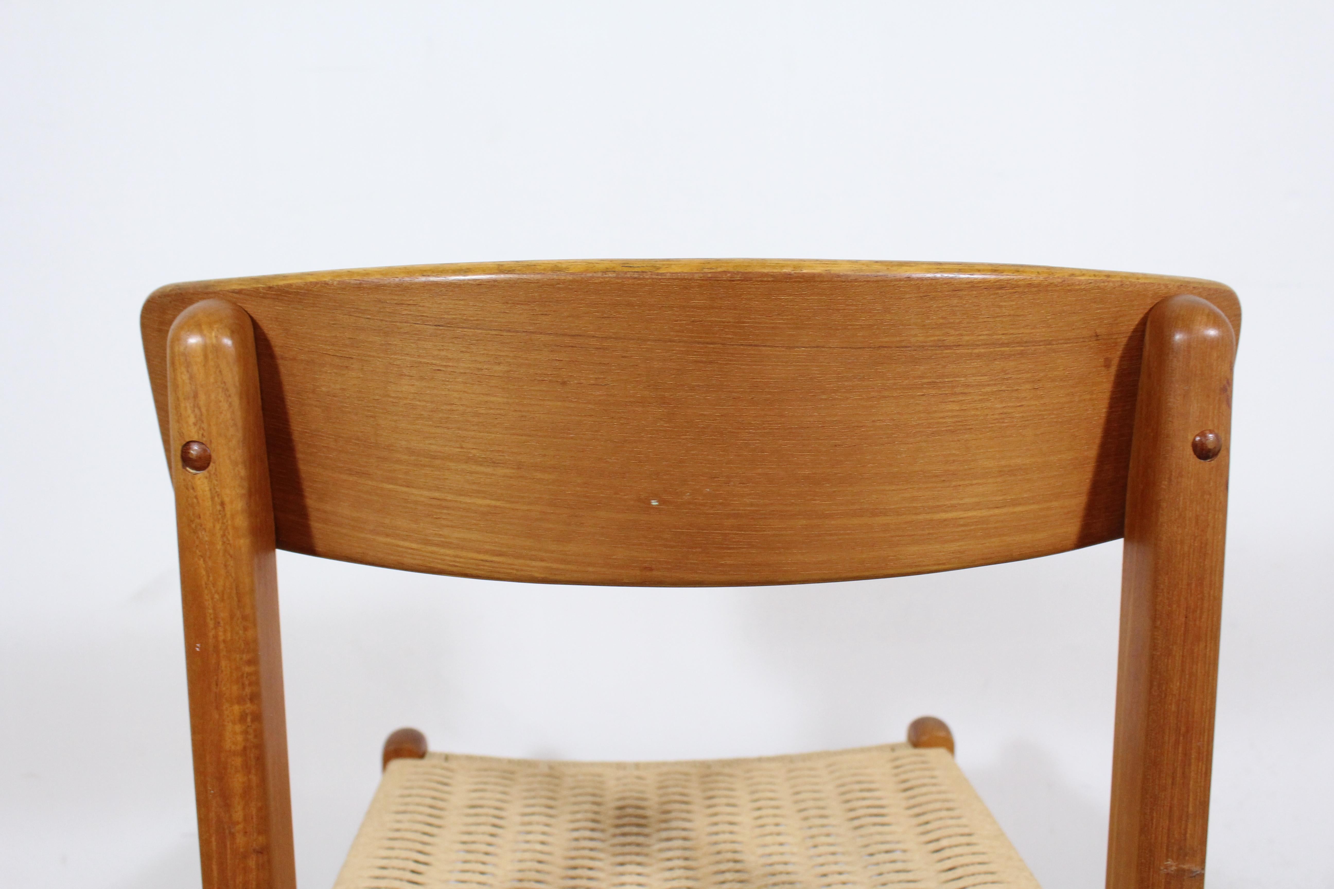 mid century rope chair