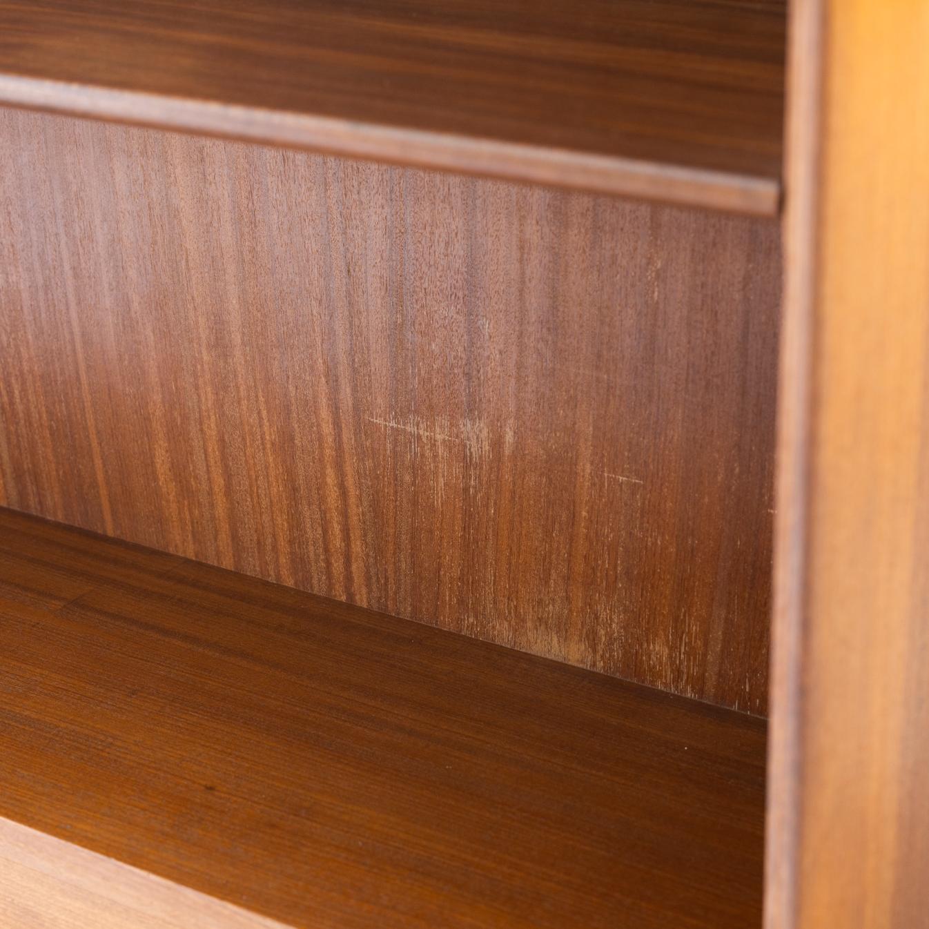 Mid-Century Modern Teak Secretary Bookcase, Danish, ca. 1960 11