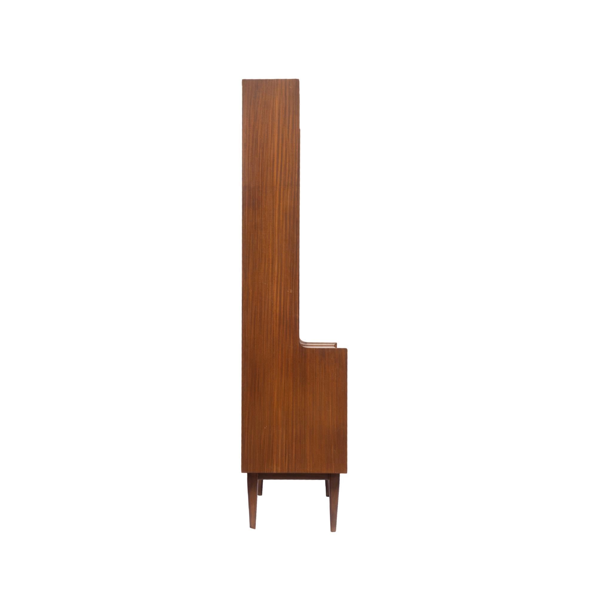 Mid-Century Modern Teak Secretary Bookcase, Danish, ca. 1960 1