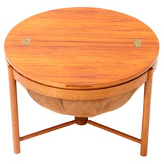 Used  Mid-Century Modern Teak Sewing Table by Rastad & Relling for Rasmus Solberg
