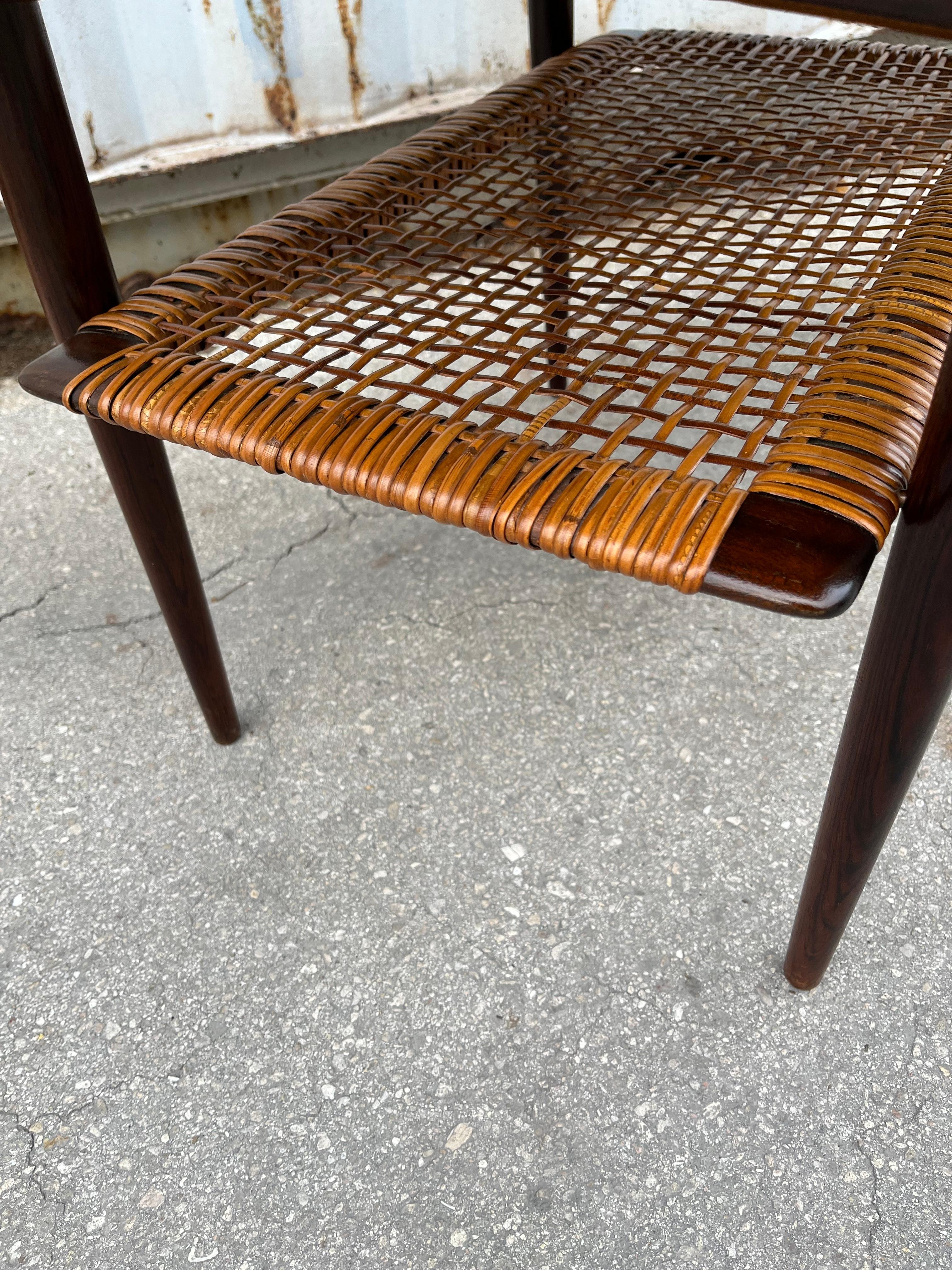 Mid Century Modern Teak Side Table by Poul Jensen for Selig, Denmark. C 1960s 2
