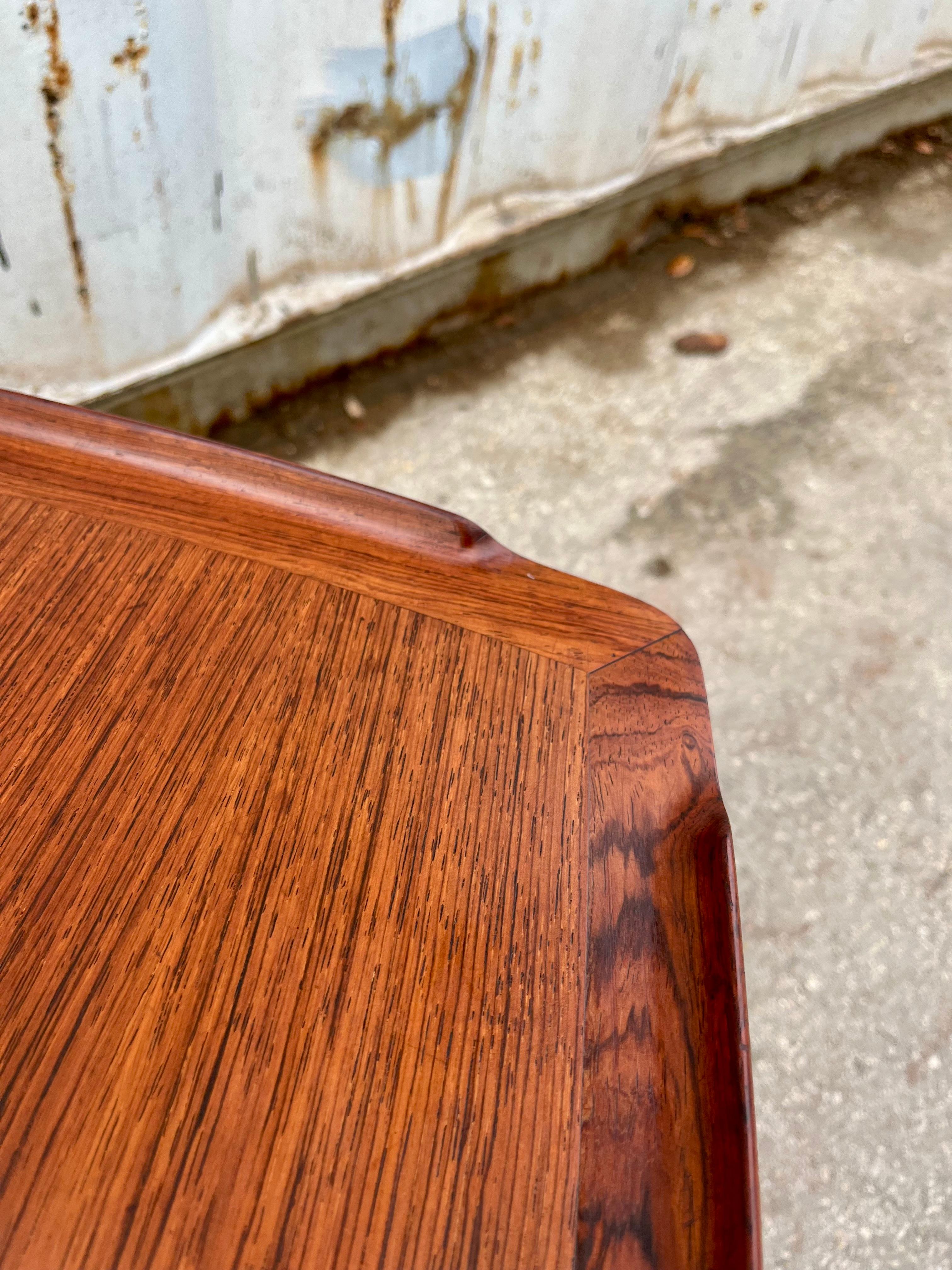 Mid Century Modern Teak Side Table by Poul Jensen for Selig, Denmark. C 1960s 5