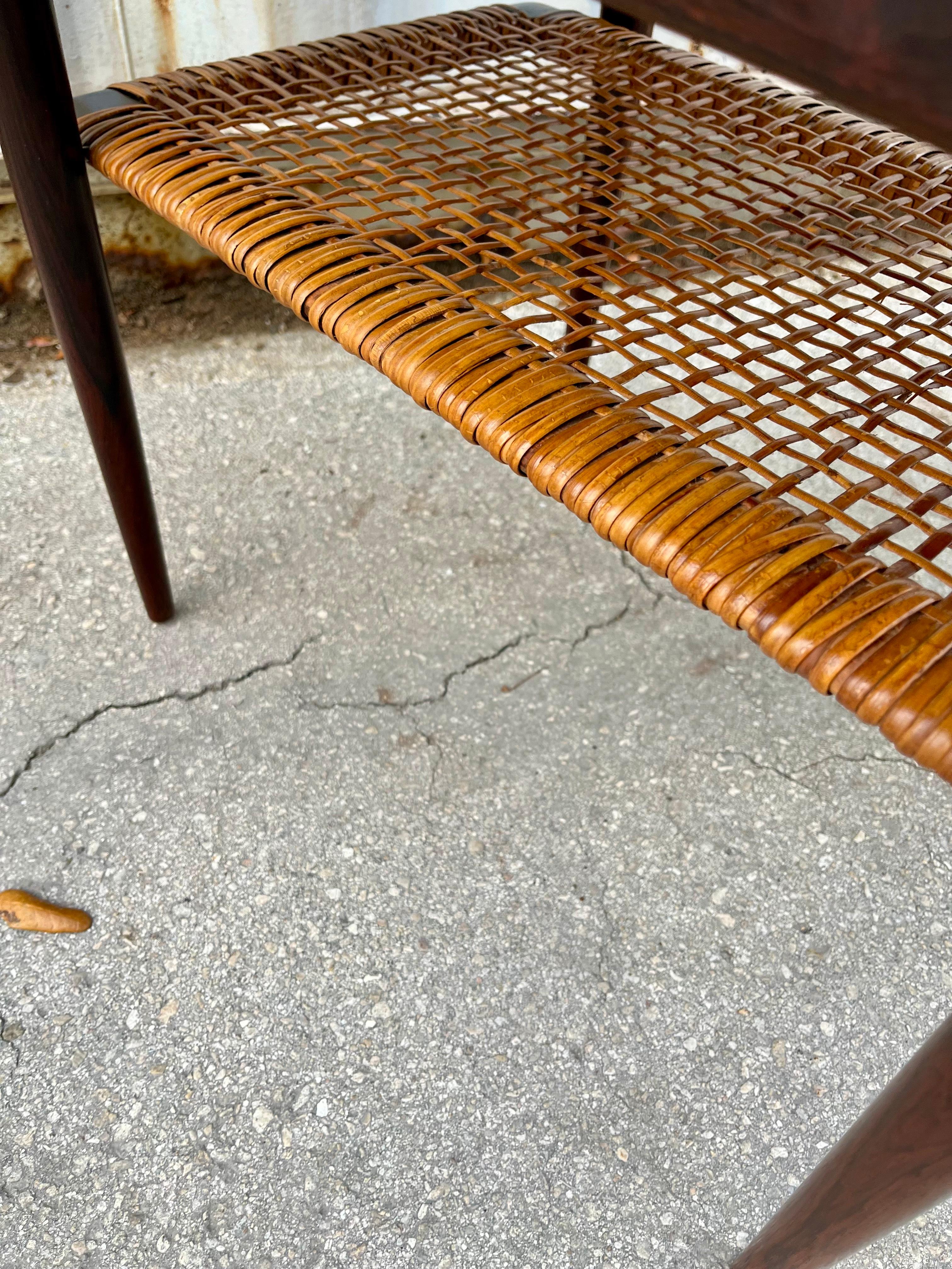 Mid Century Modern Teak Side Table by Poul Jensen for Selig, Denmark. C 1960s 11