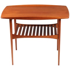 Scandinavian Modern Teak Side Table by Tove and Edvard Kindt-Larsen