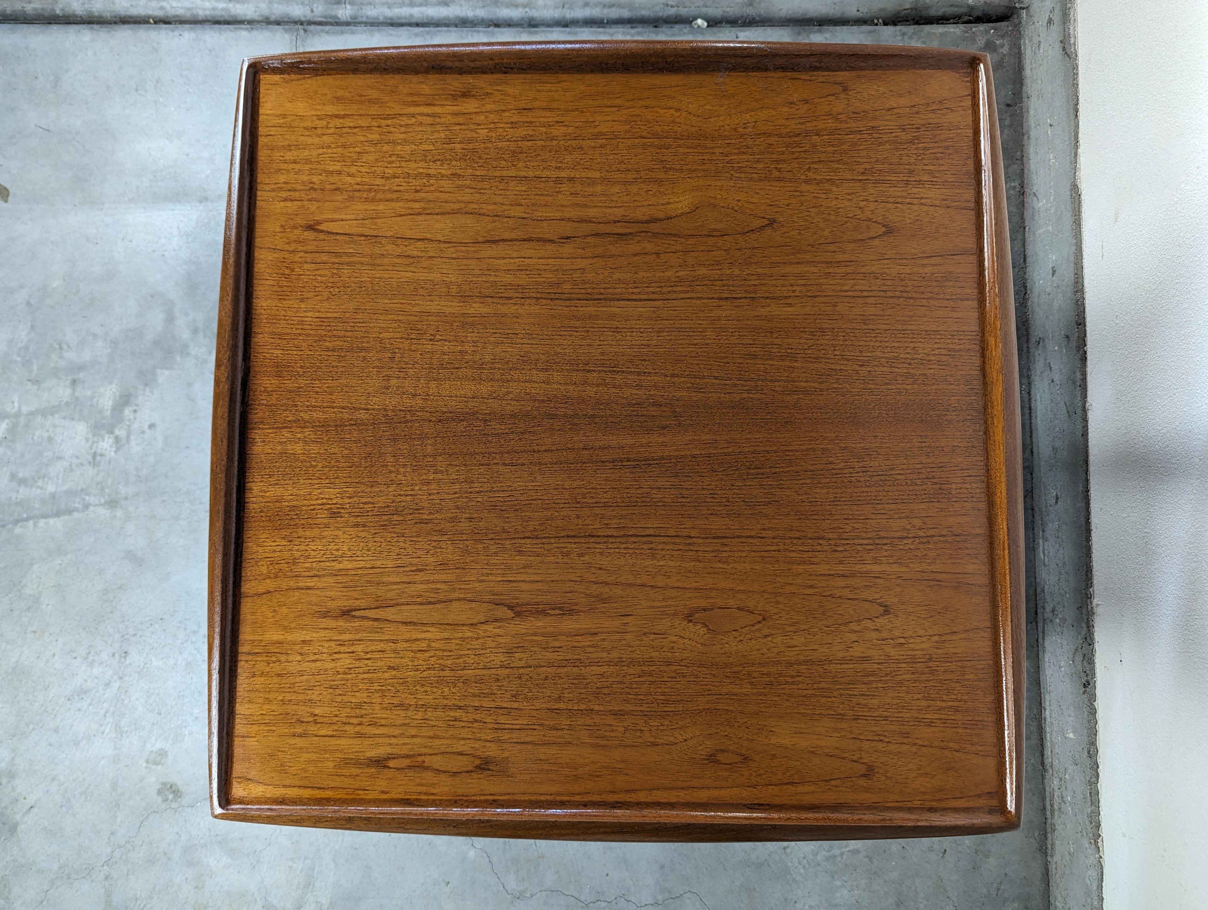 Mid-20th Century Mid Century Modern Teak Side Table Designed by Grete Jalk for Glostrup, c1960s For Sale