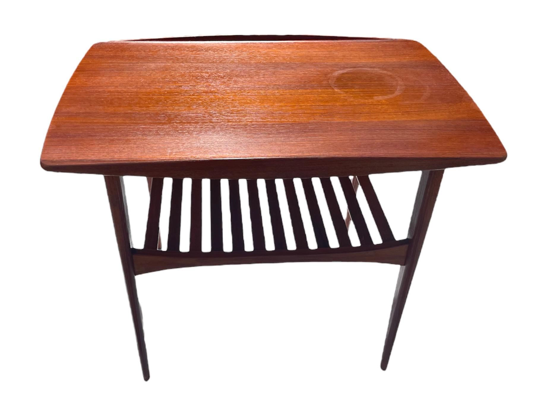Mid-Century Modern Teak Side Tables by Tove and Edvard In Good Condition In Jupiter, FL