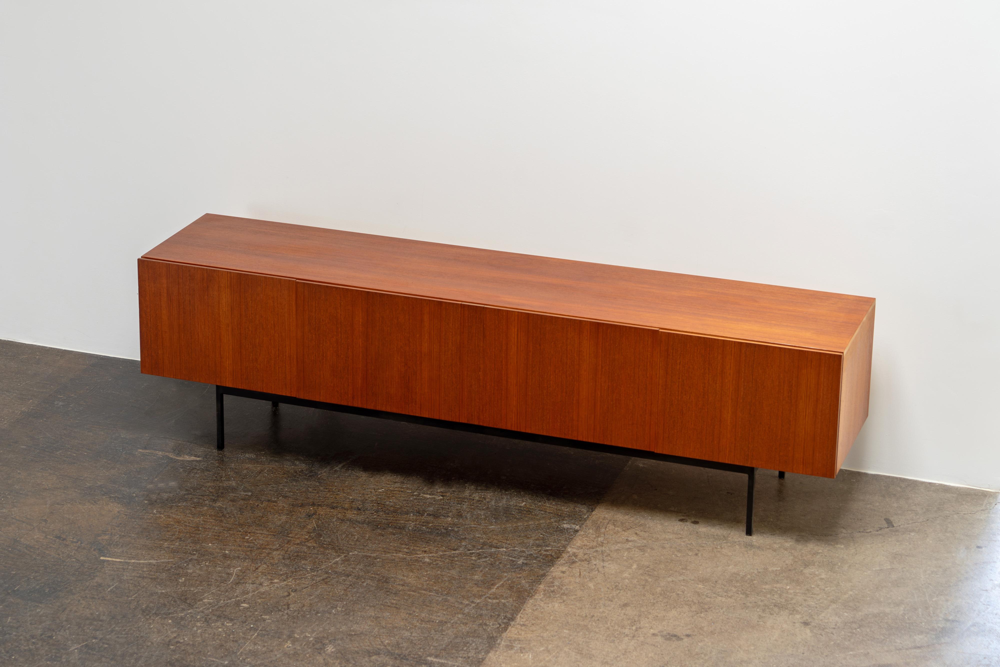 Mid-Century Modern Teak Sideboard B40 by Dieter Waeckerlin, Behr Möbel, 1958 For Sale 7
