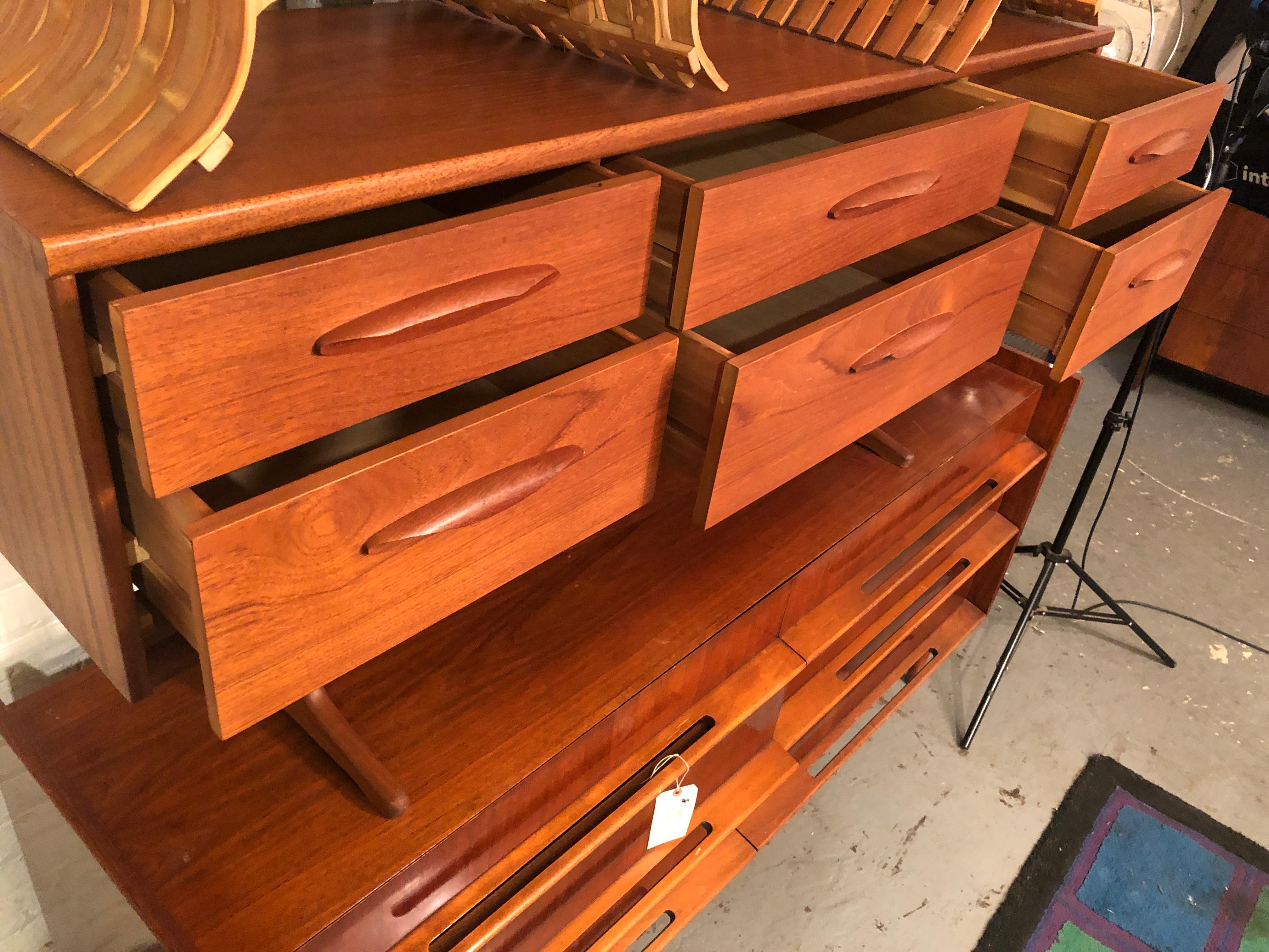 Mid-Century Modern Teak Sideboard by Austinsuite For Sale 12