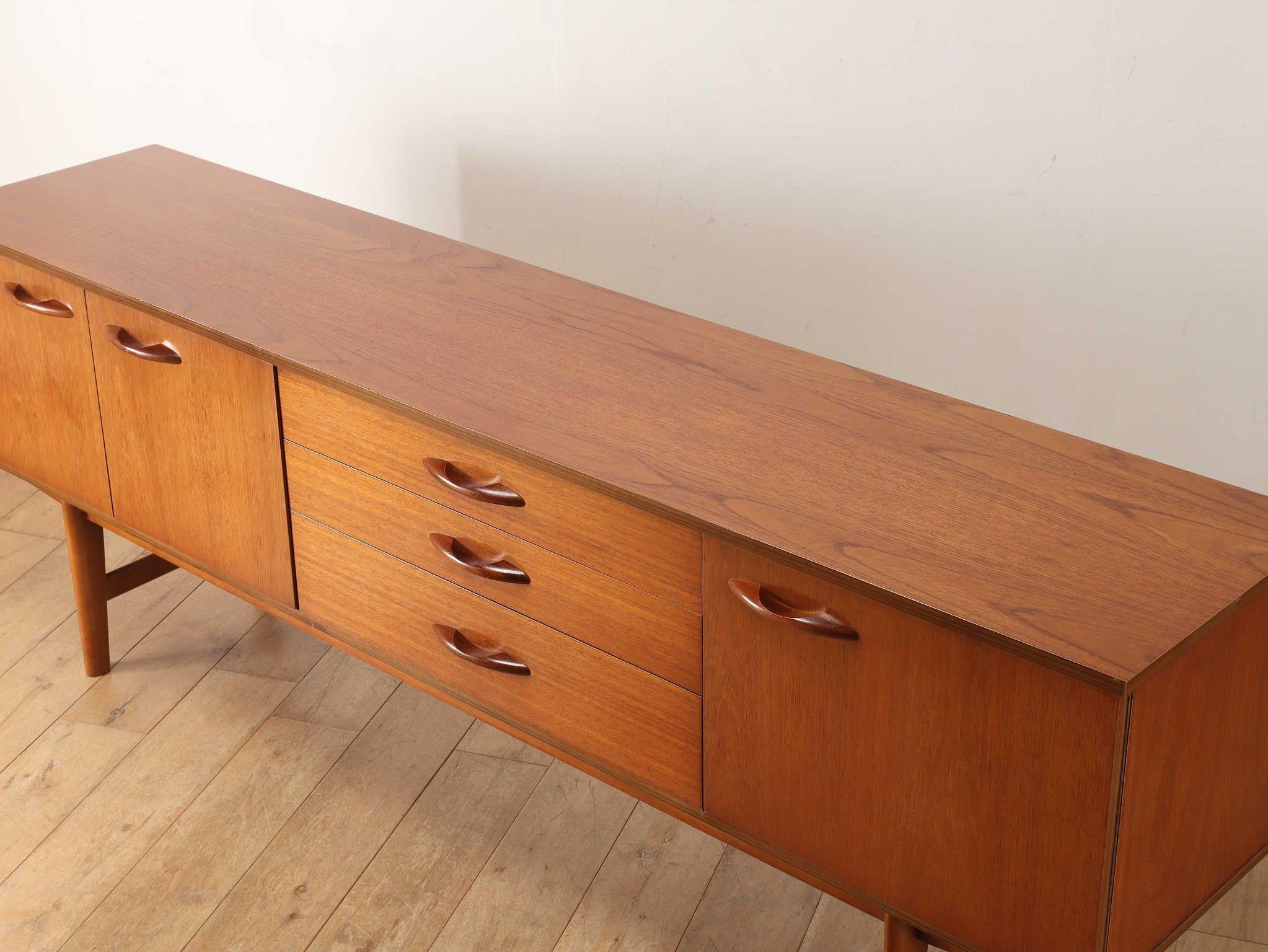 English Mid Century Modern Teak Sideboard By Avalon UK