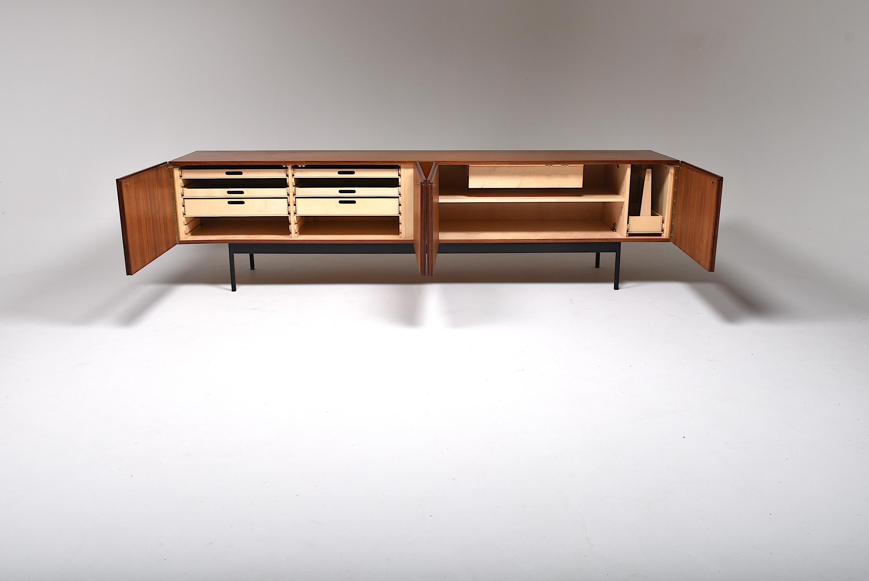 Mid-Century Modern Teak Sideboard by Dieter Waeckerlin, Switzerland, 1960 5