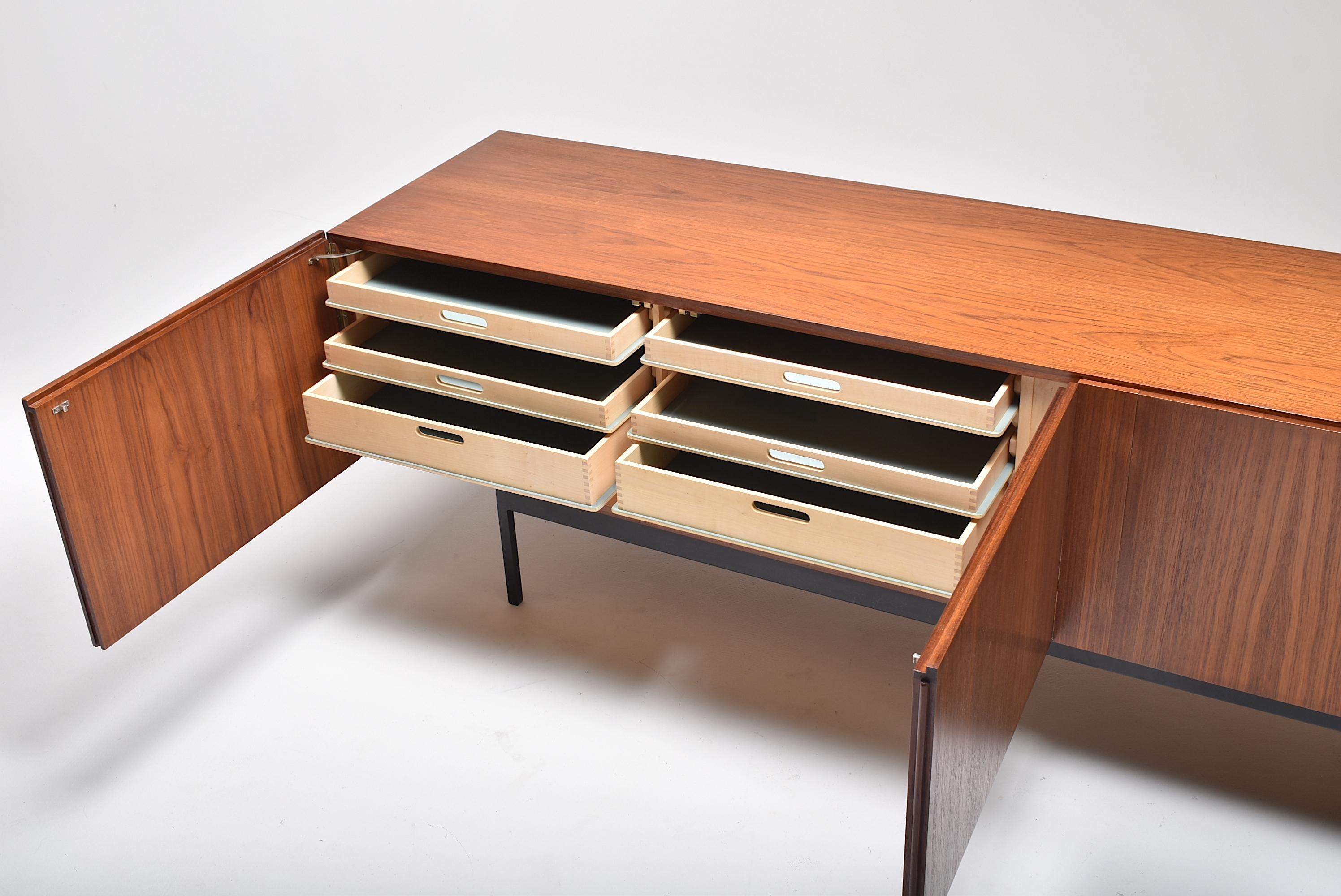 Mid-Century Modern Teak Sideboard by Dieter Waeckerlin, Switzerland, 1960 6