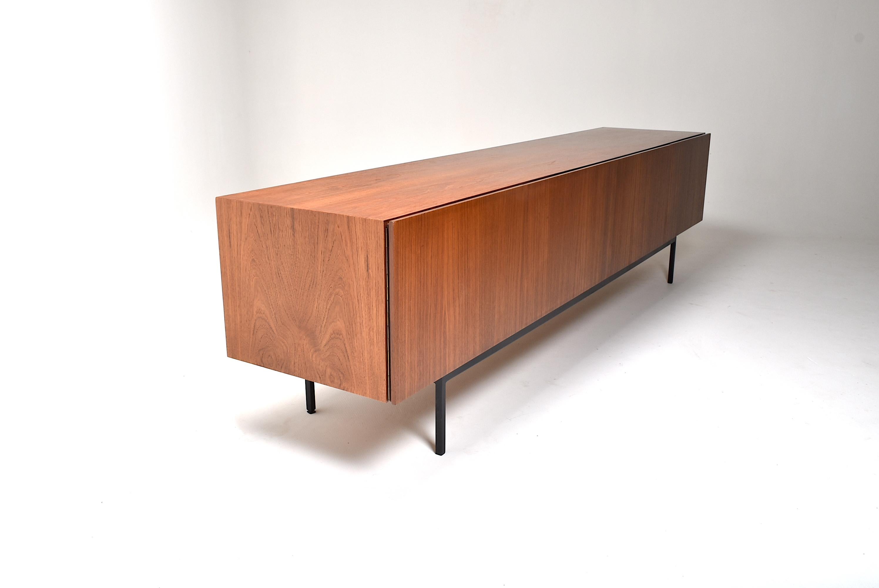 Mid-Century Modern Teak Sideboard by Dieter Waeckerlin, Switzerland, 1960 In Good Condition In Le Grand-Saconnex, CH