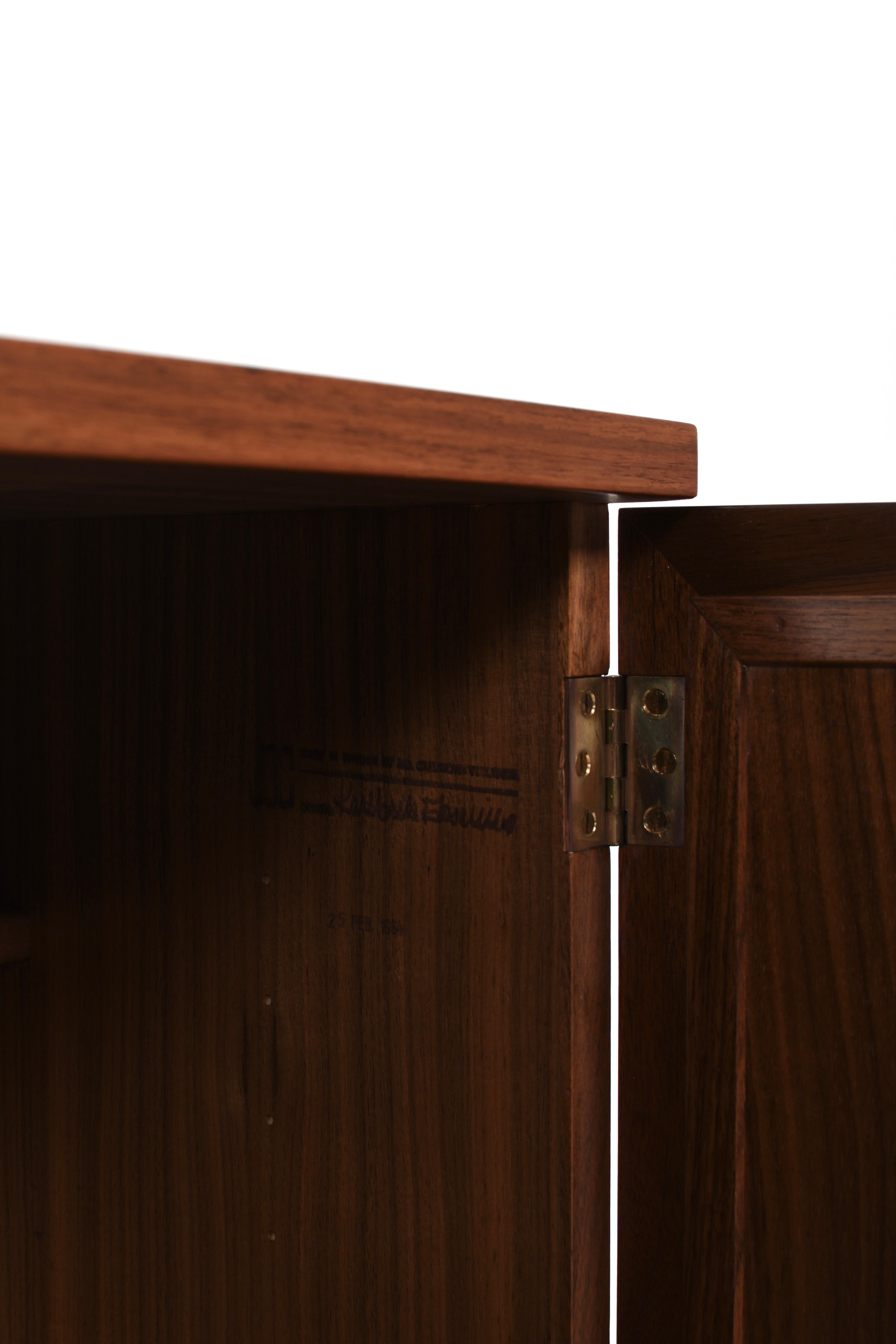 Mid Century Modernes Teakholz-Sideboard von Karl-Erik Ekselius für JOC, Schweden, 1960er Jahre im Angebot 9