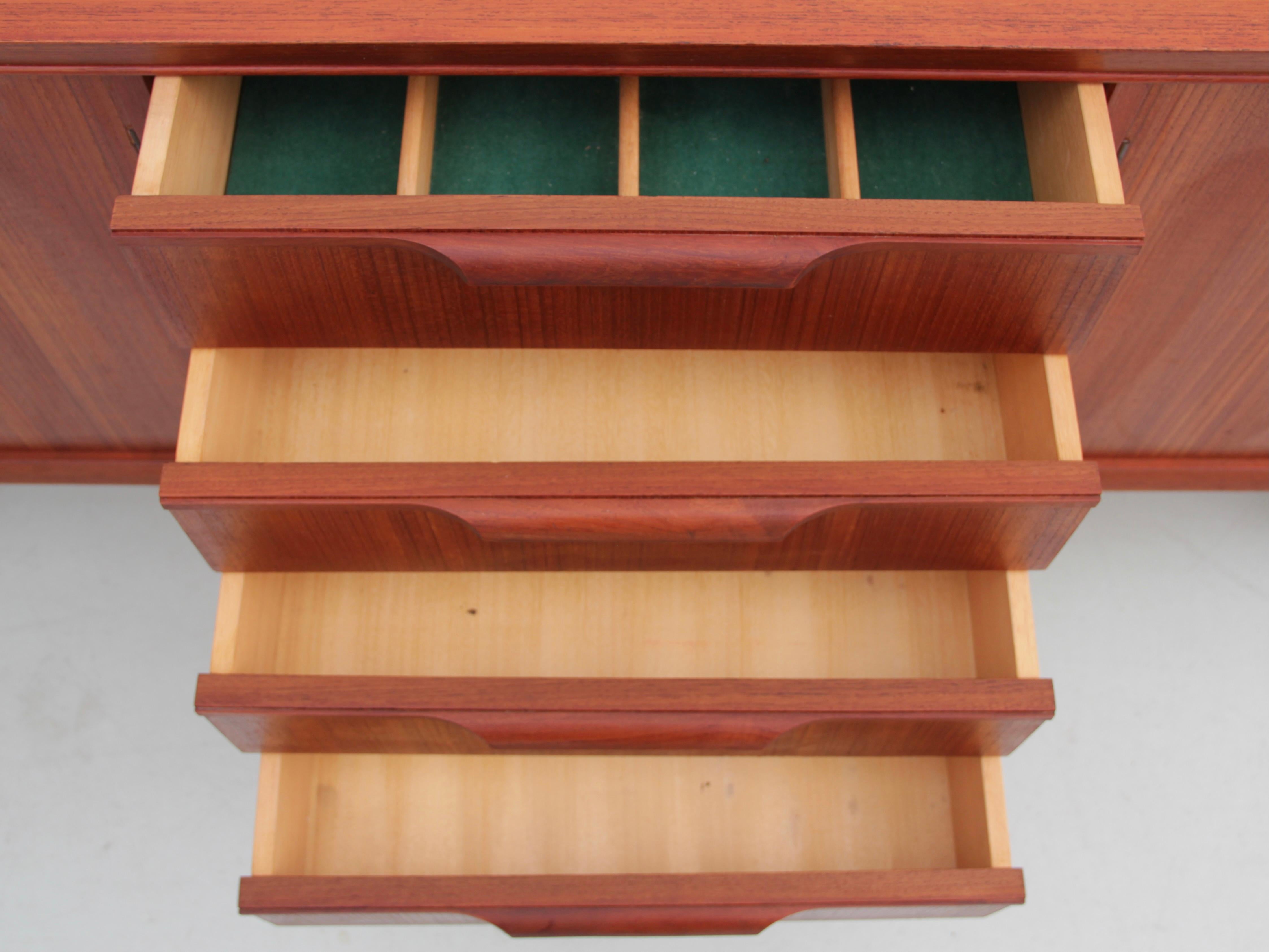 Mid-Century Modern Teak Sideboard by Rudolf Bernd Glatzel For Sale 3