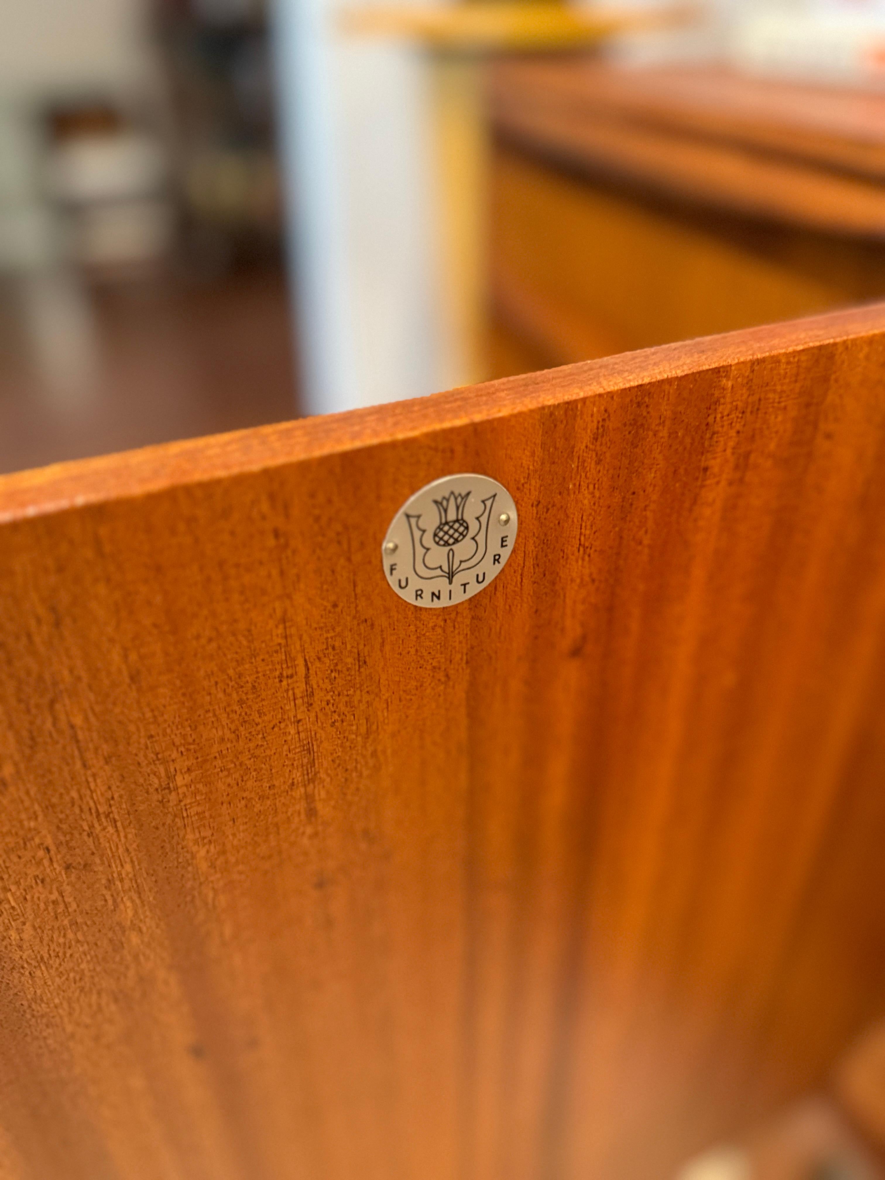 Mid Century Modern teak sideboard by Scottish Furniture Maker McIntosh 1960s 3