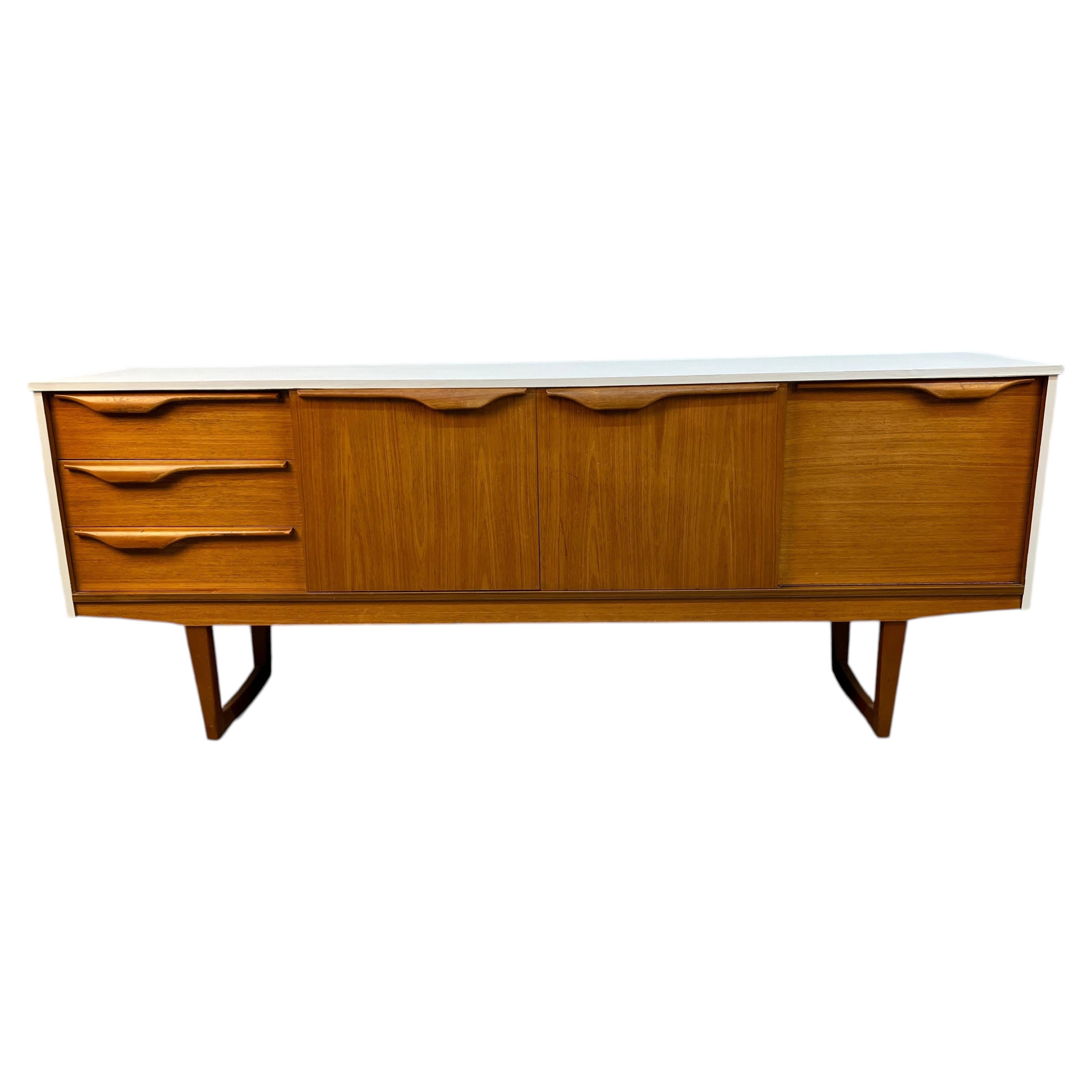 Midcentury Modern Formica and Teak Side Board 1960 (Stonehill
