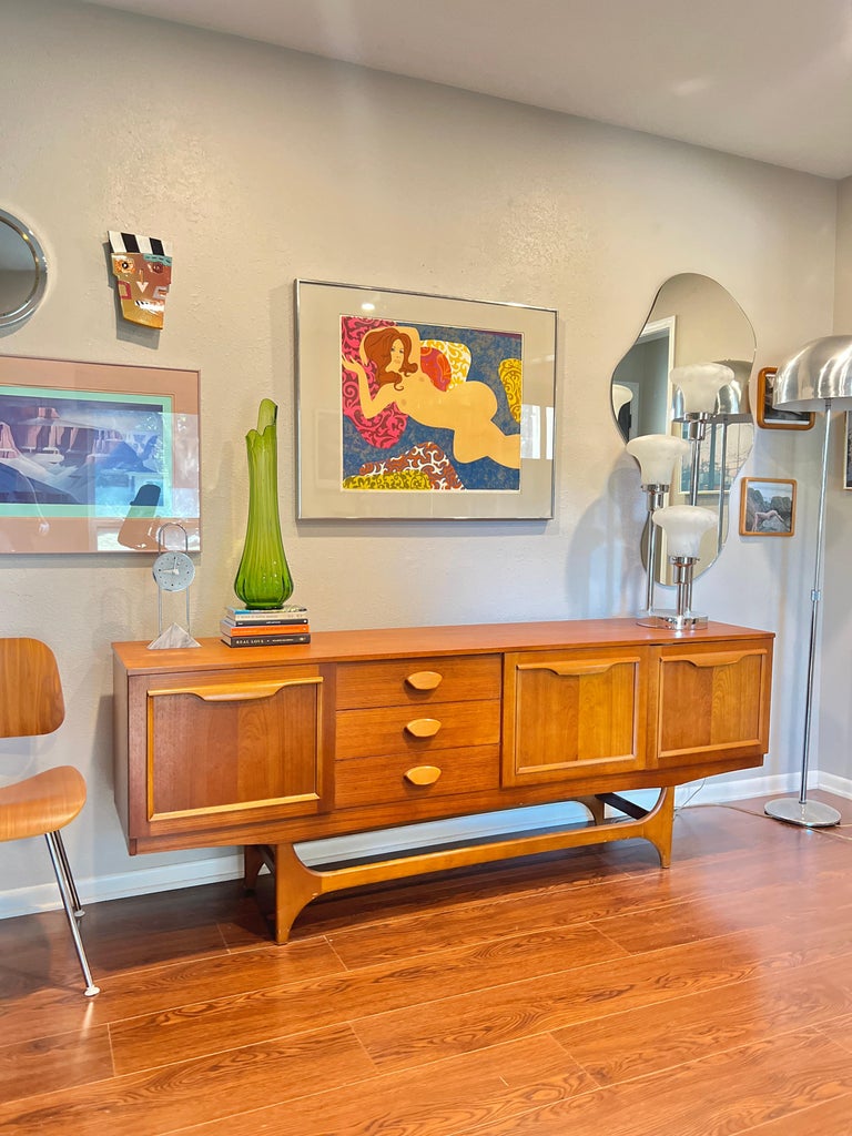 Mid century modern teak sideboard by Stonehill's Stateroom range Mid century modern teak sideboard by Stonehill's Stateroom range