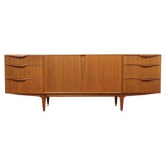 Mid Century Modern Teak Sideboard Credenza by  A.H Mcintosh Danish Style