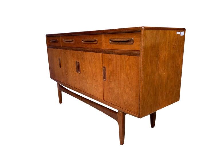 MidCentury Modern Teak Sideboard Credenza by GPlan, English, circa