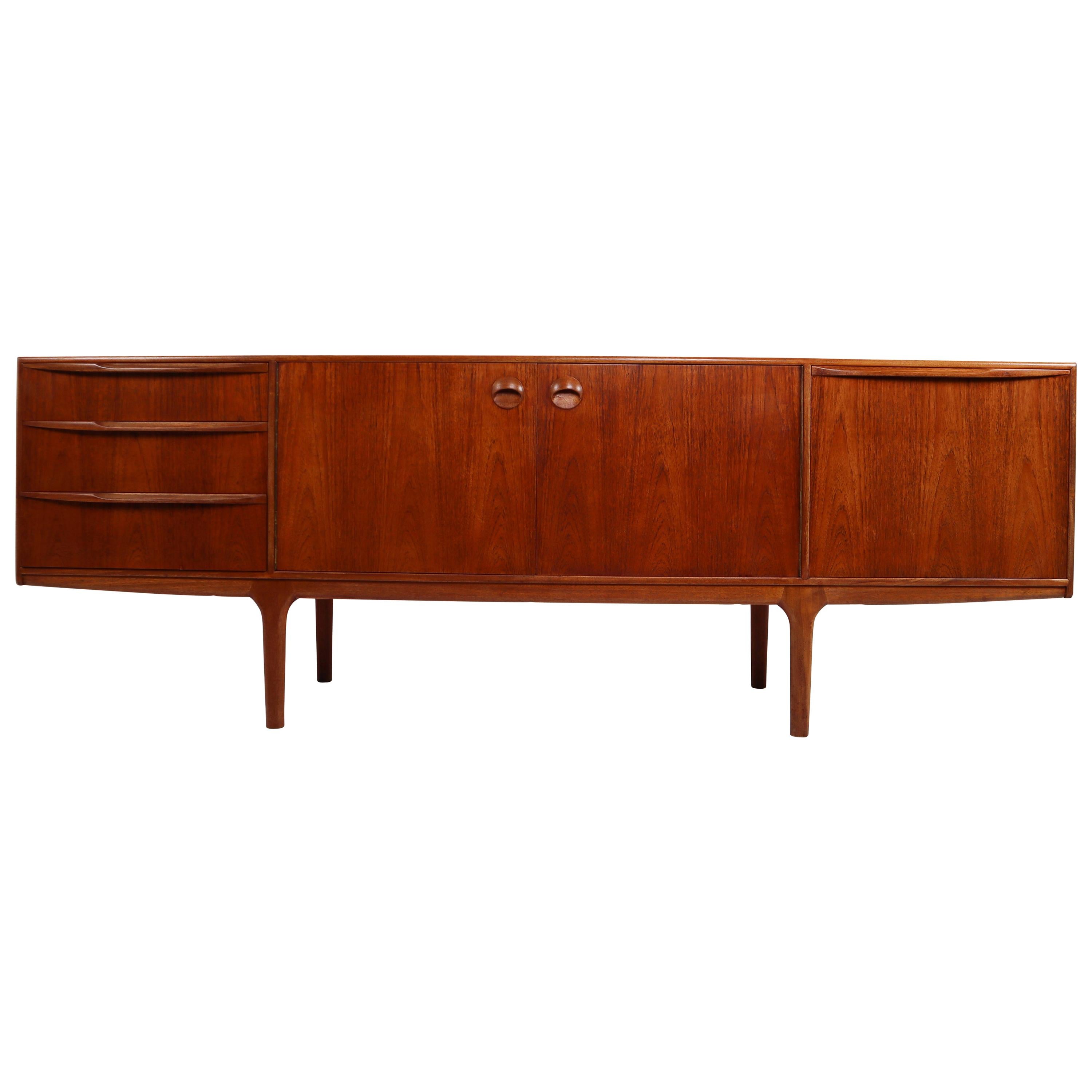 Mid-Century Modern Teak Sideboard Credenza by Tom Robertson for A.H. McIntosh