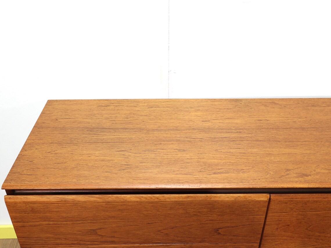 20th Century Mid-Century Modern Teak Sideboard Credenza by White and Newton Danish Style
