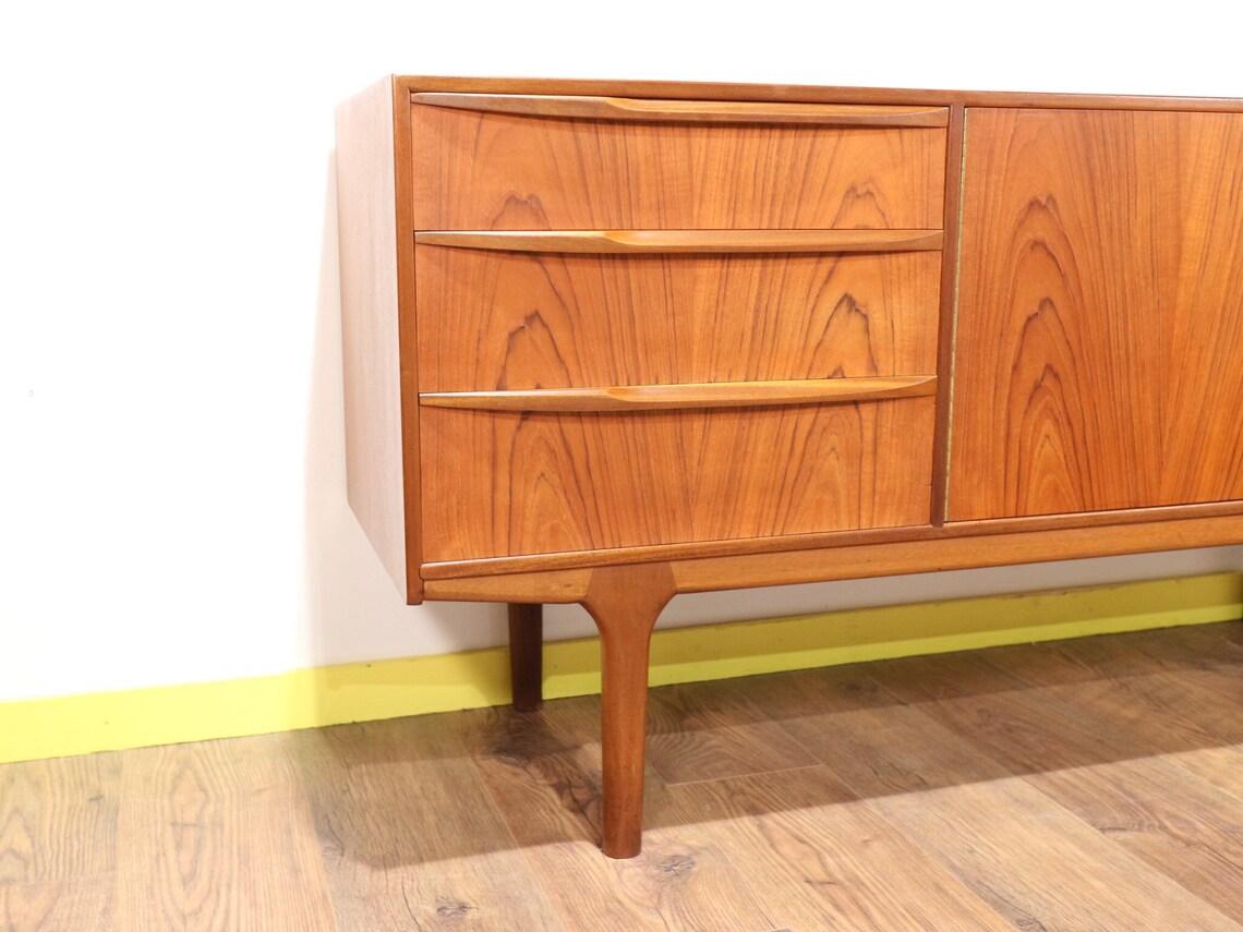 20th Century Mid Century Modern Teak Sideboard Credenza Dunfermline by A.H McIntosh 