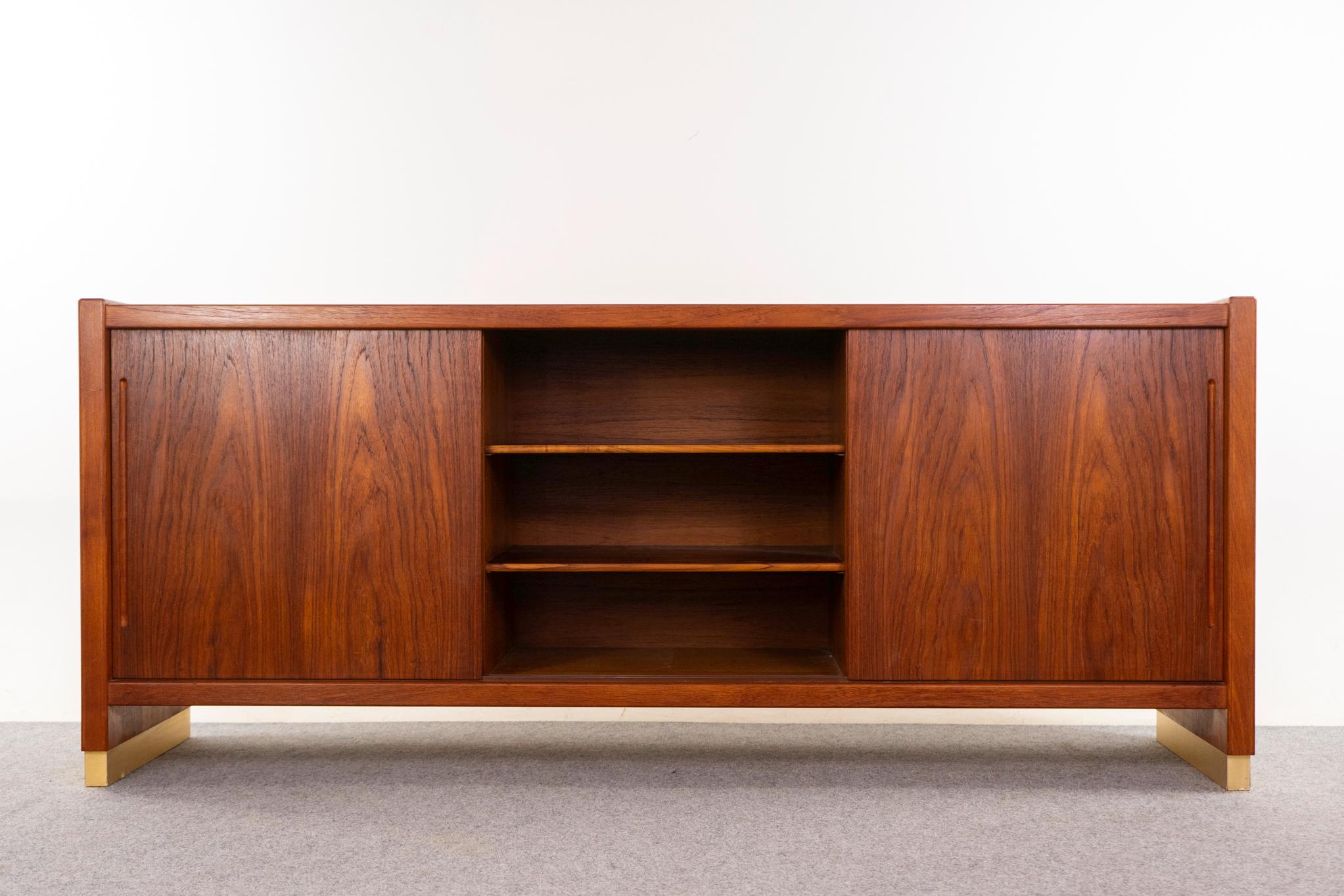 Danish Mid-Century Modern Teak Sideboard For Sale