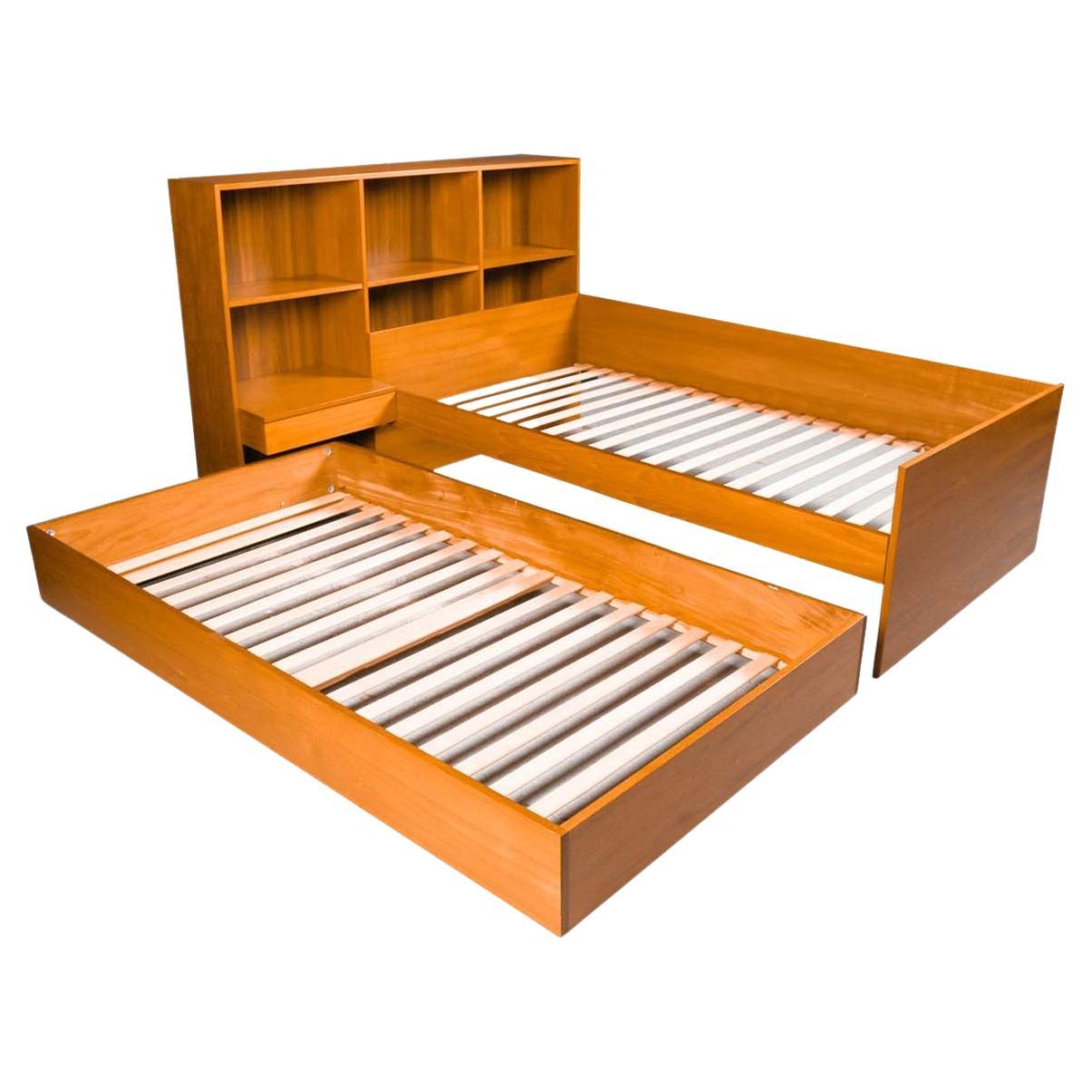 MidCentury Modern Danish Teak Bed Headboard at 1stDibs teak