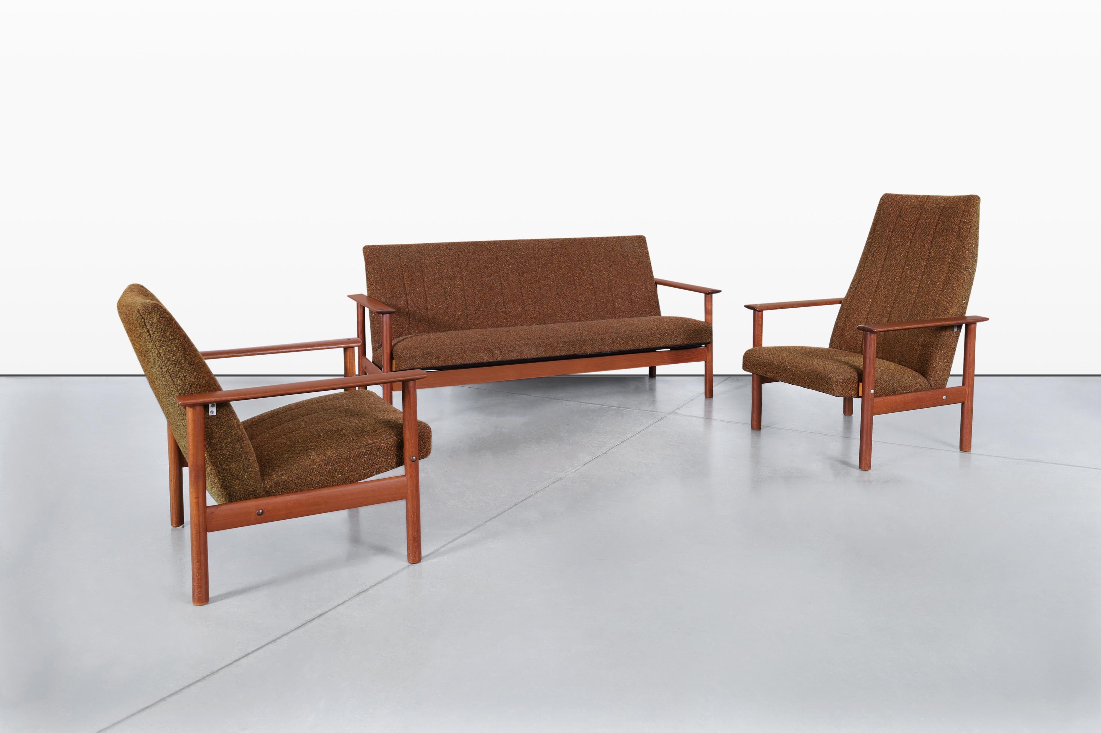 Divano in teak moderno di metà secolo in vendita 5