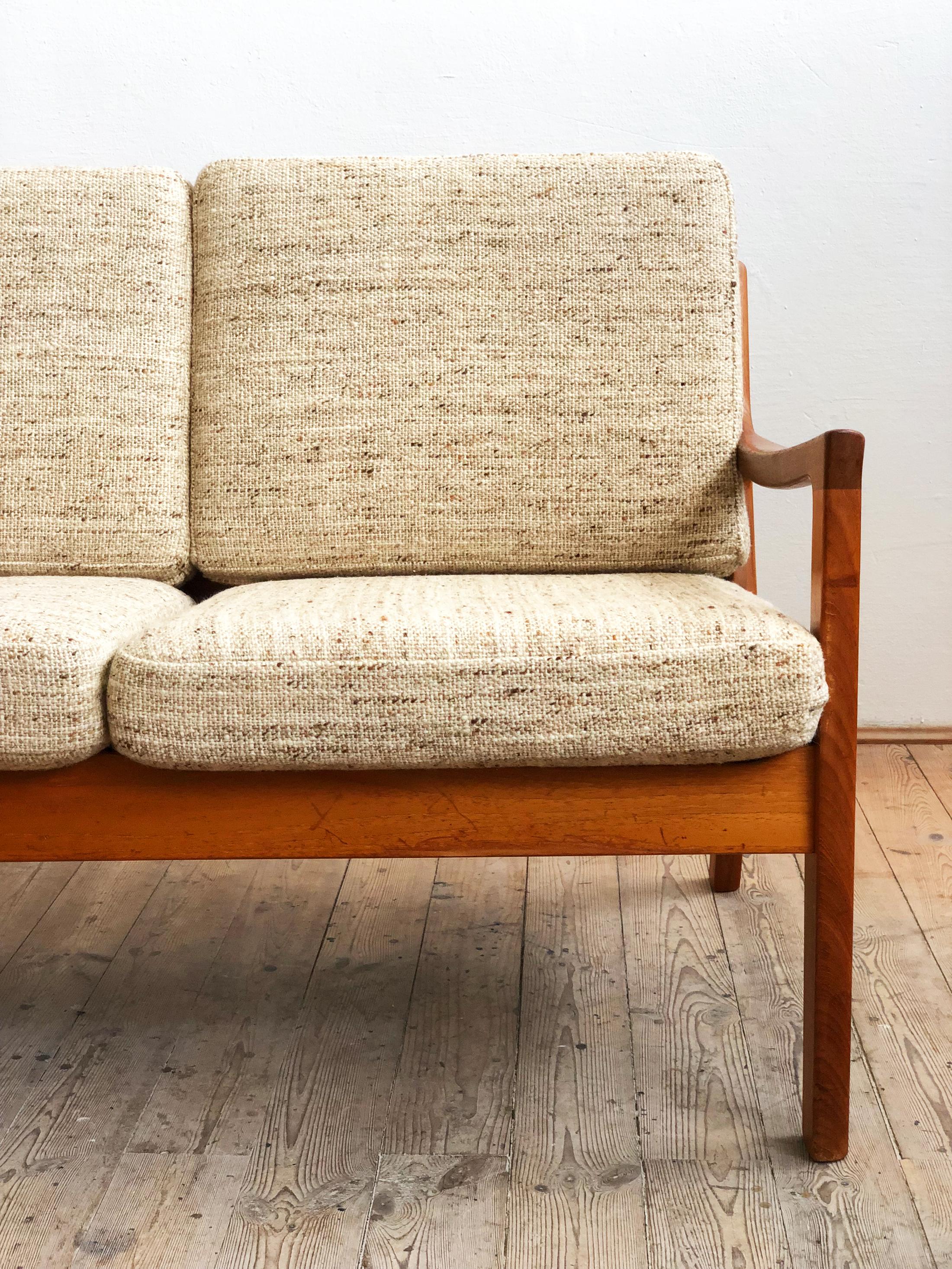 Mid-Century Modern Teak Sofa, Senator Series by Ole Wanscher for Cado 7