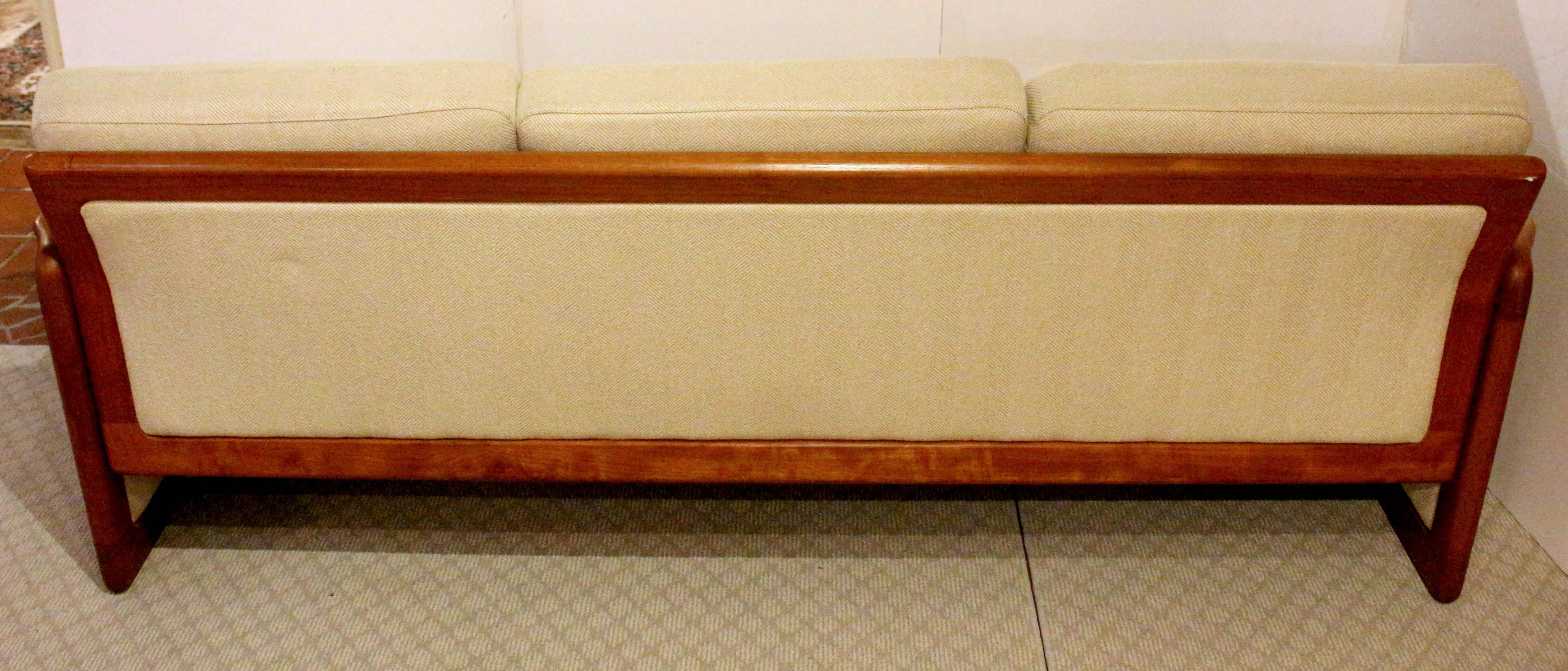 mid century modern 3 seater sofa