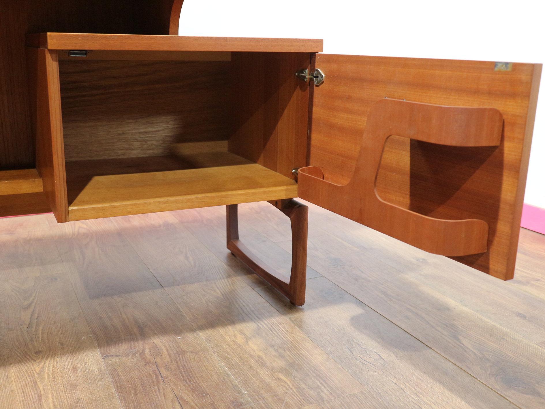 Mid Century Modern Teak Vanity Dressing Table Desk by G Plan Danish Style 3
