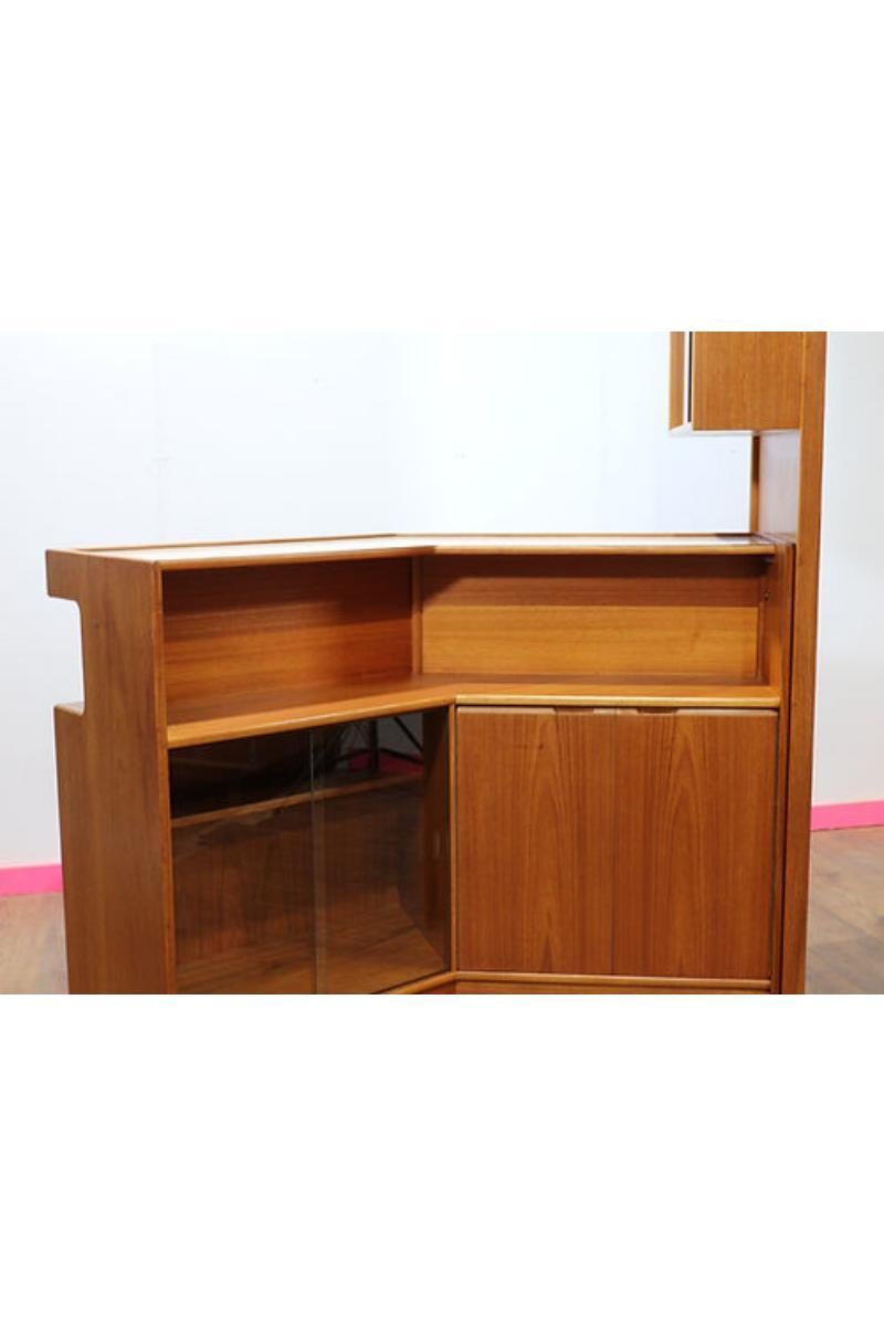 Mid Century Modern Teak Vinatge Free Standing Bar by Turnidge of London 2