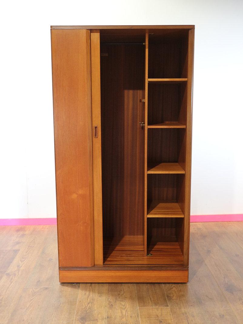 Mid Century Modern Teak Vintage Armoire Wardrobe by Austinsuite Danish Style 7