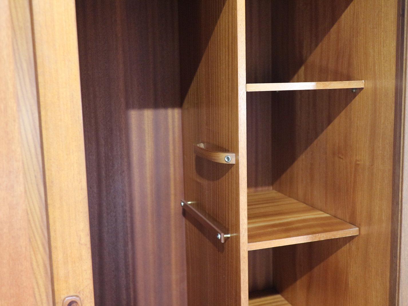 Mid Century Modern Teak Vintage Armoire Wardrobe by Austinsuite Danish Style 3