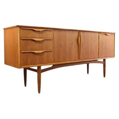 Mid Century Modern Teak Vintage Danish Style Sideboard Credenza by Jentique