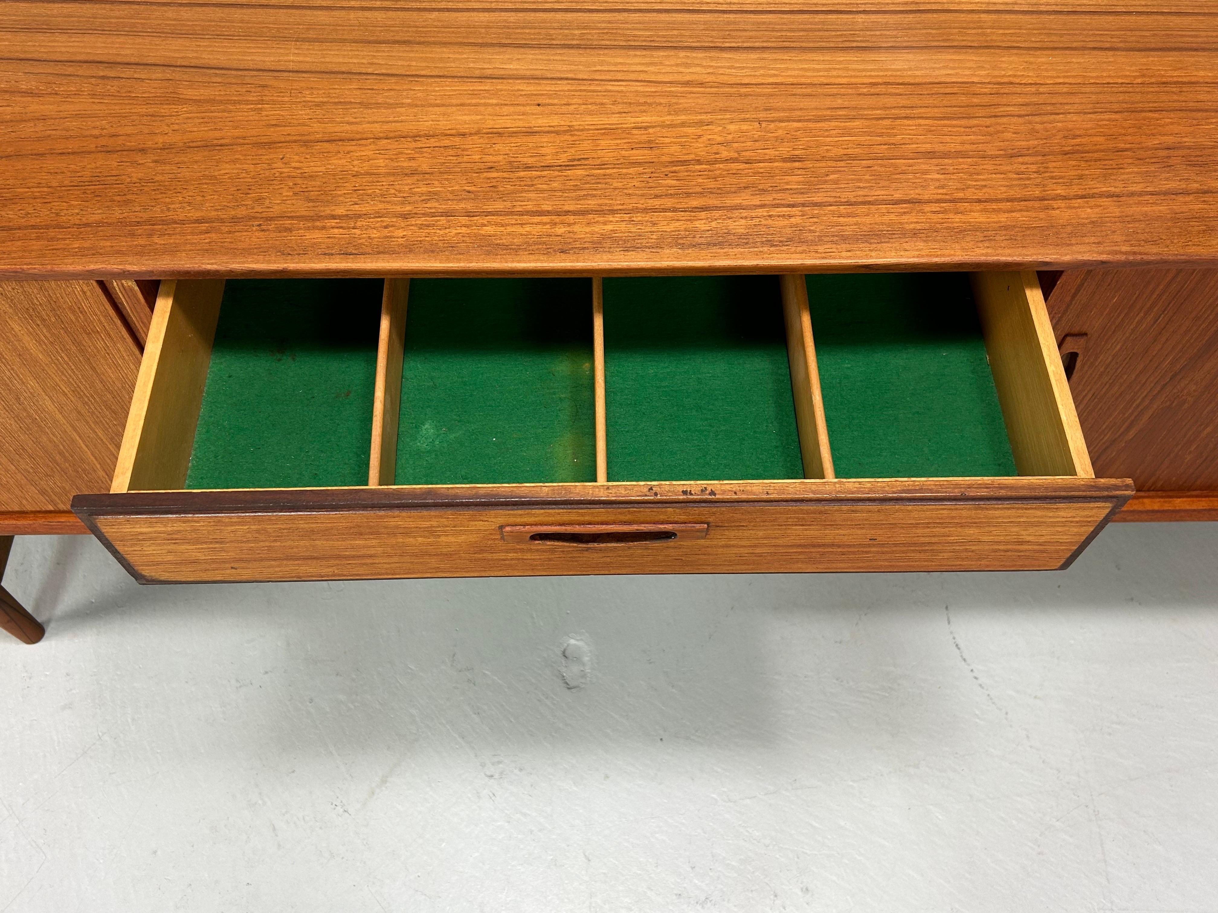 Mid- Century Modern Teak Vintage Sideboard 1960s, Denmark In Good Condition In The Hague, NL