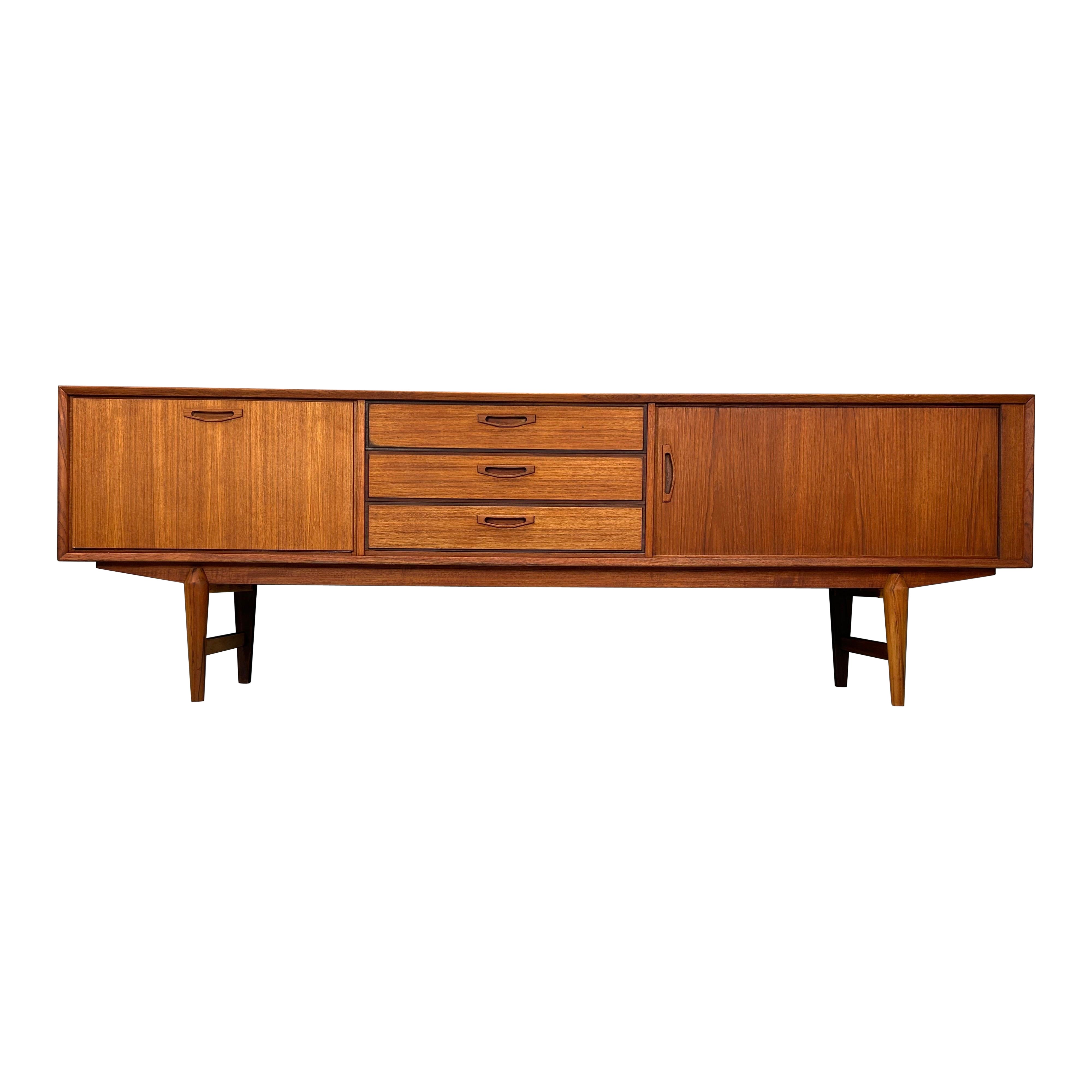 Mid- Century Modern Teak Vintage Sideboard 1960s, Denmark