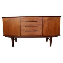 Mid- Century Modern Teak Vintage Sideboard von Højbjerg Møbelfabrik1960s, Dänemark