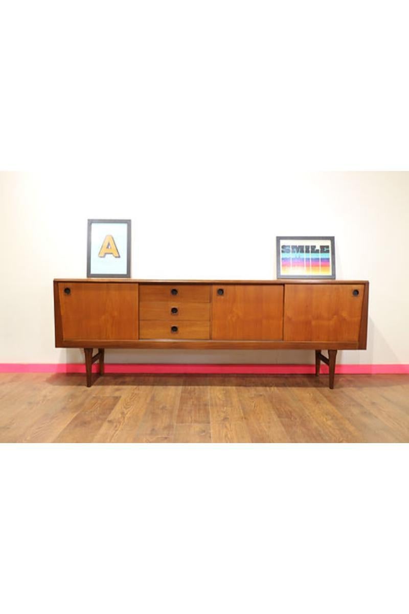 MId Century Modern Teak Vintage Sideboard Credenza by Elliots of Newbury 4