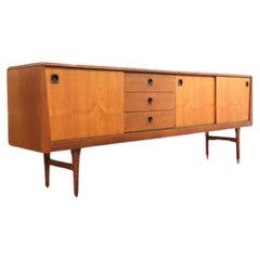 MId Century Modern Teak Vintage Sideboard Credenza by Elliots of Newbury