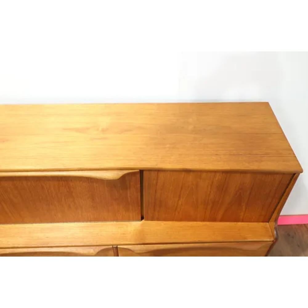 Mid Century Modern Teak Vintage Sideboard Credenza by Sutcliffe S Form For Sale 1