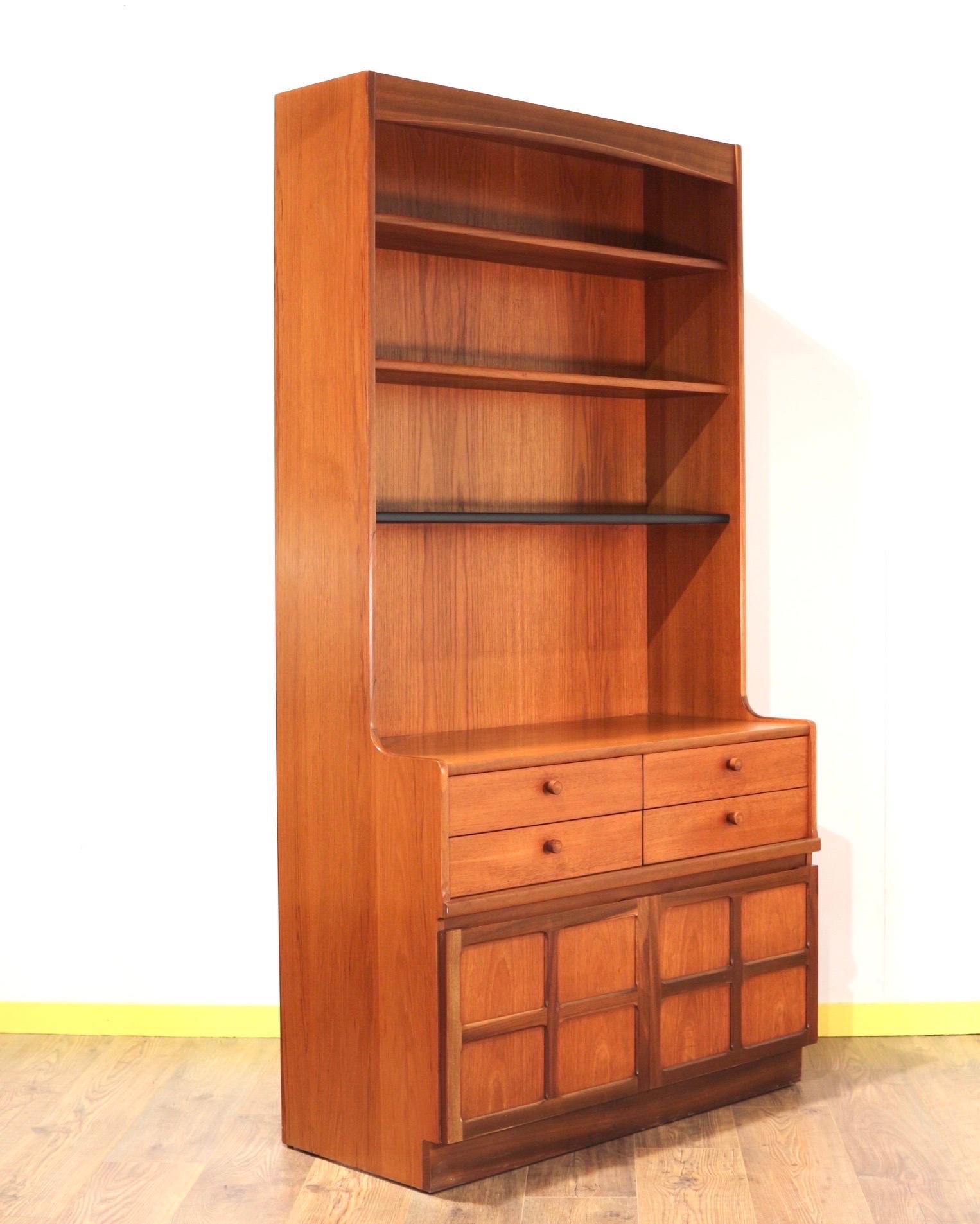 A beautiful cabinet made by British maker Nathan that has fantastic storage and beutiful design. This display cabinet would look fantastic in any house.